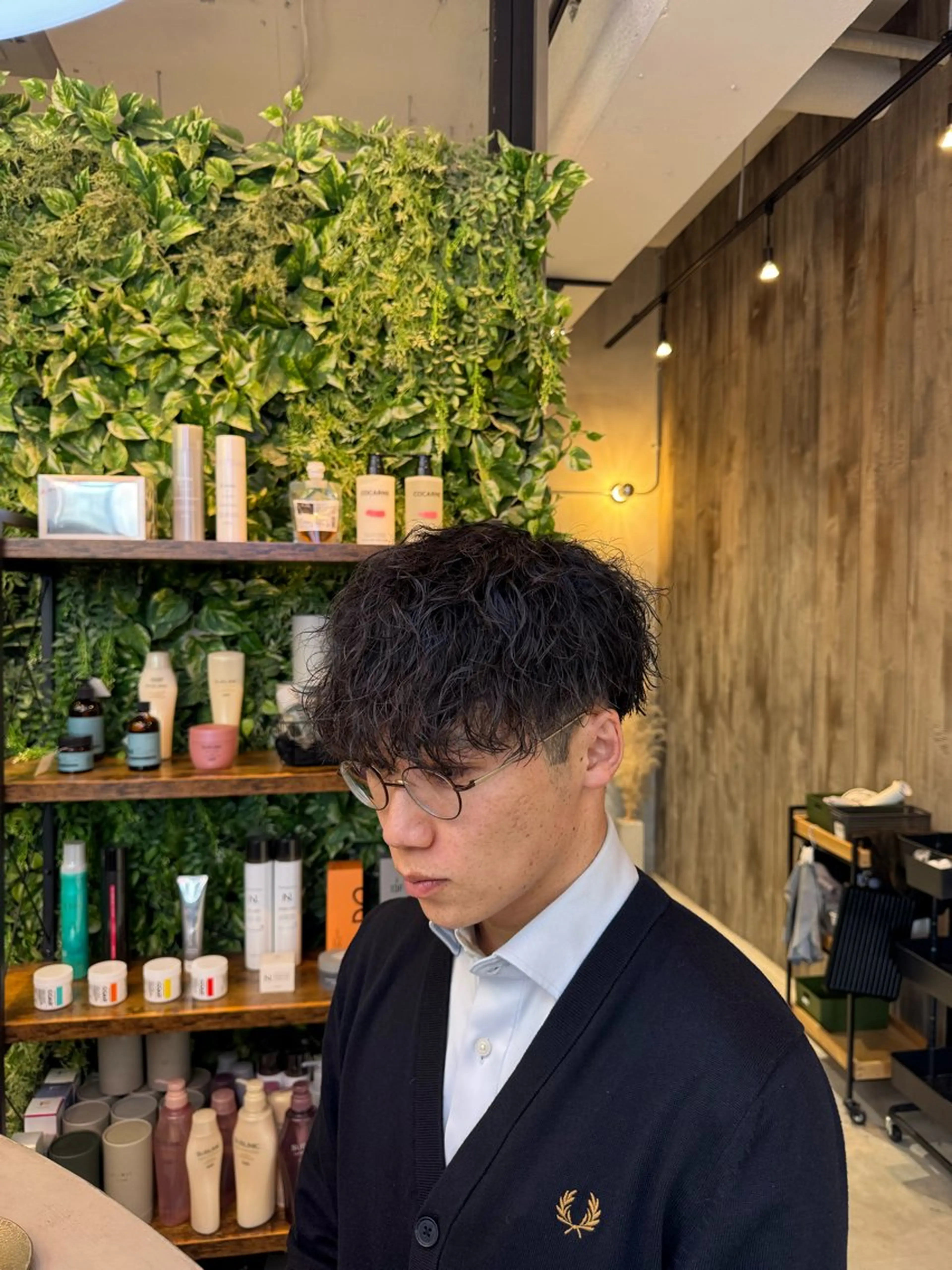 メンズ メンズパーマ カット パーマ 透明感カラー/ 艶カラー/将生のヘアスタイル