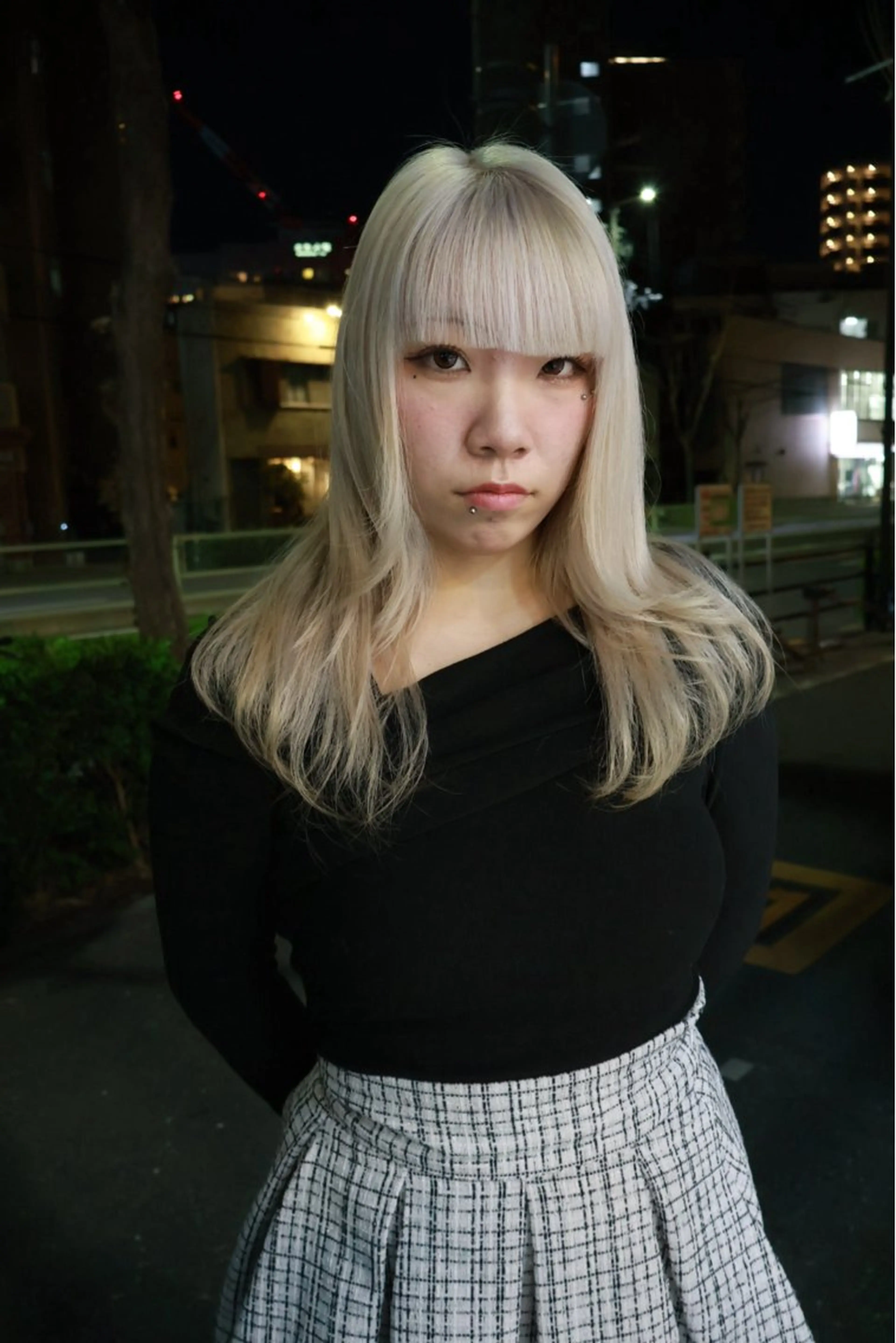 ロング カラー カット ヘアカラー ナチュラル・ハイトー ン🏆HINOKIのヘアスタイル