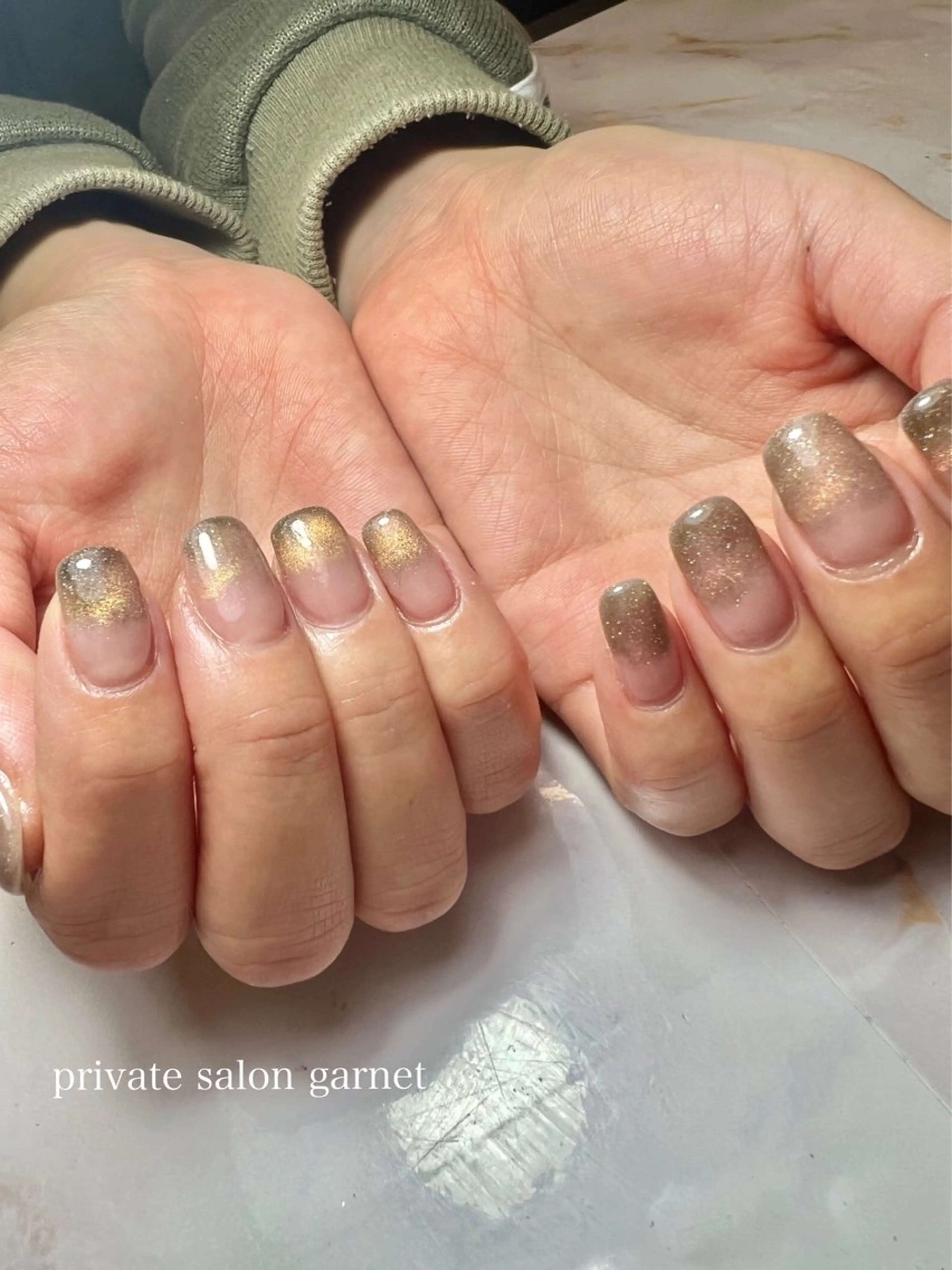 ネイル マグネットネイル ハンドネイル Garnet nailのネイルデザイン