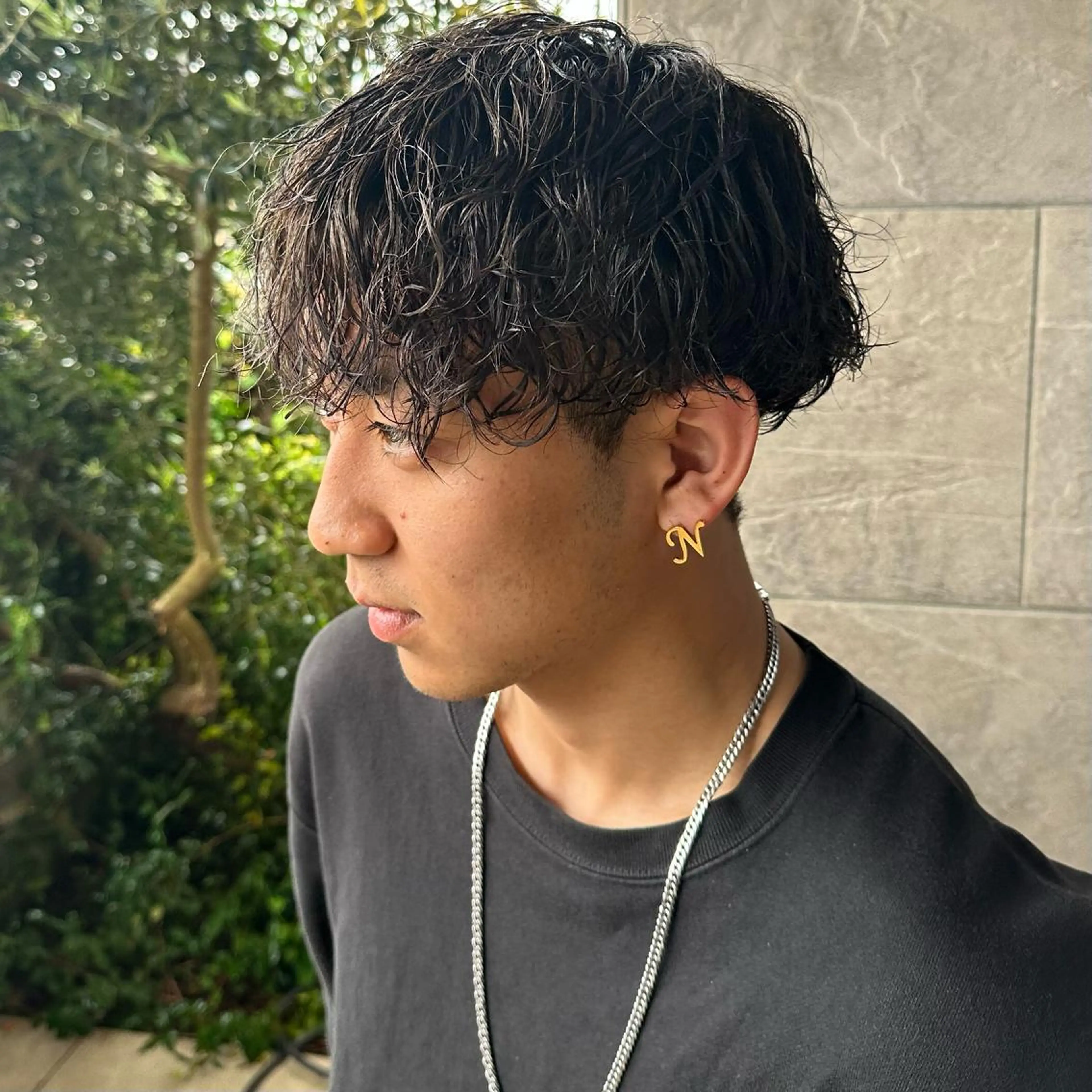 パーマ メンズ カット パーマ 山口稜太 メンズ/波巻きパーマのヘアスタイル