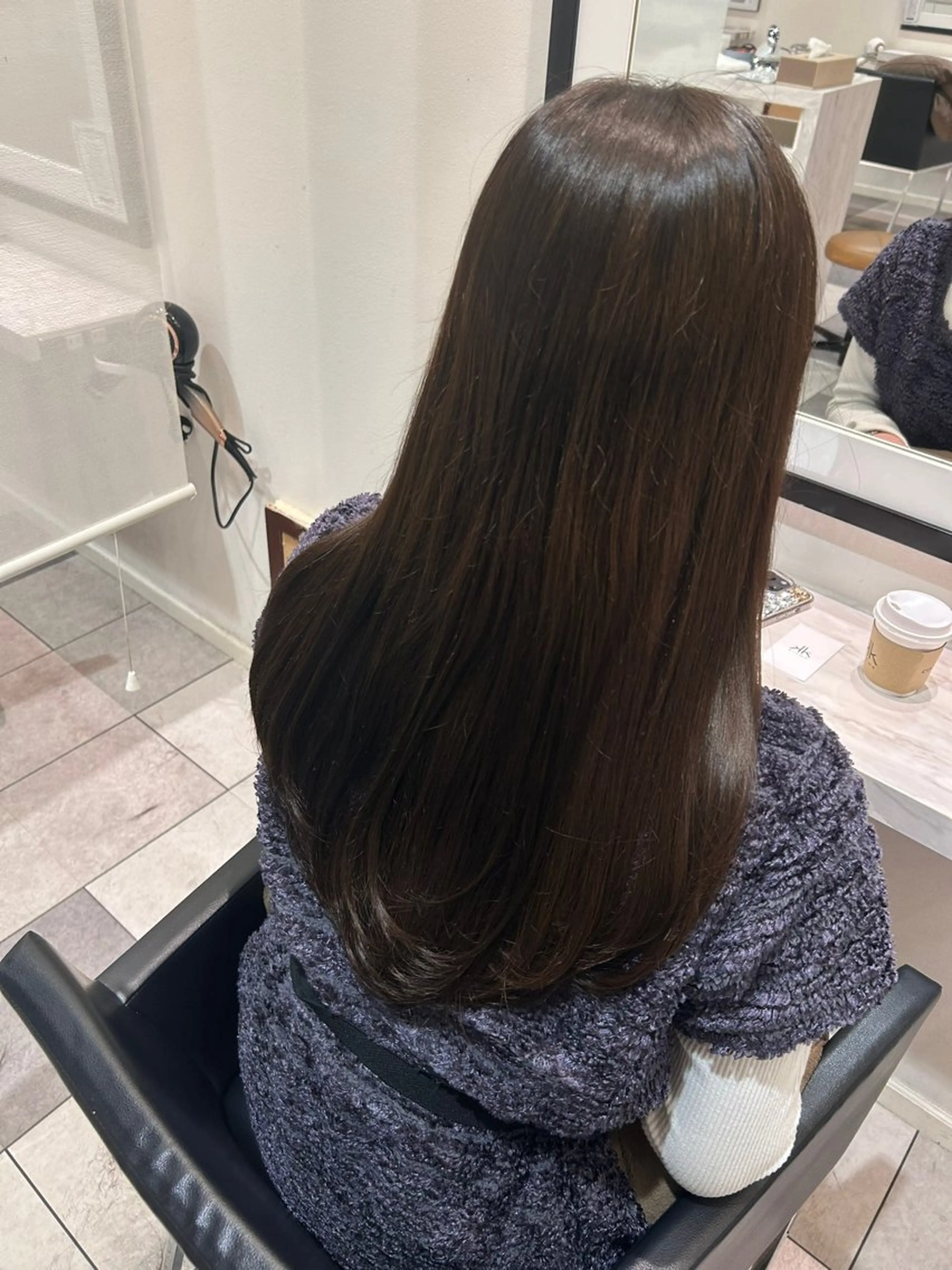 ロング 中原 優美のヘアスタイル