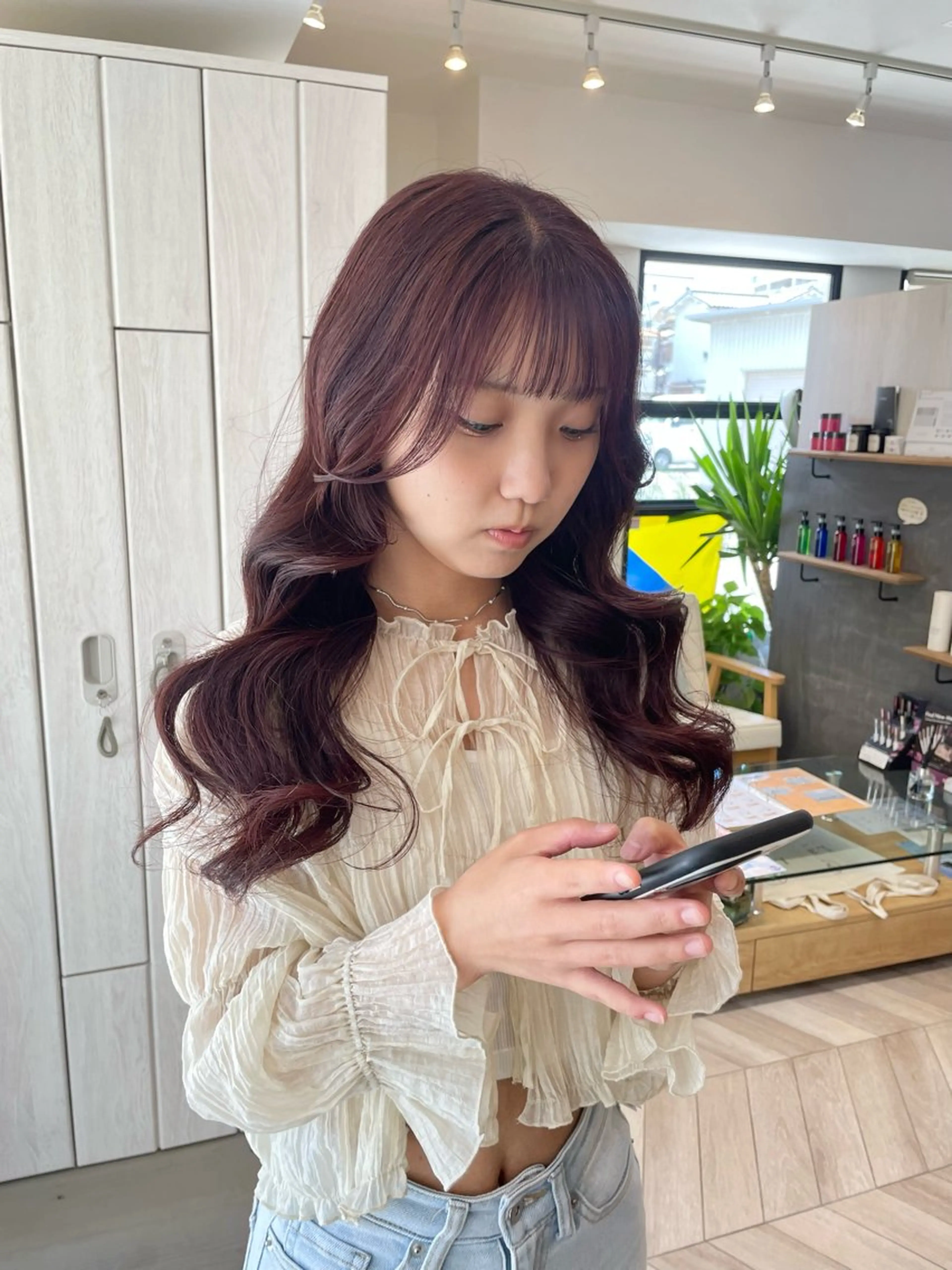 ロング 永井 瑞穂のヘアスタイル