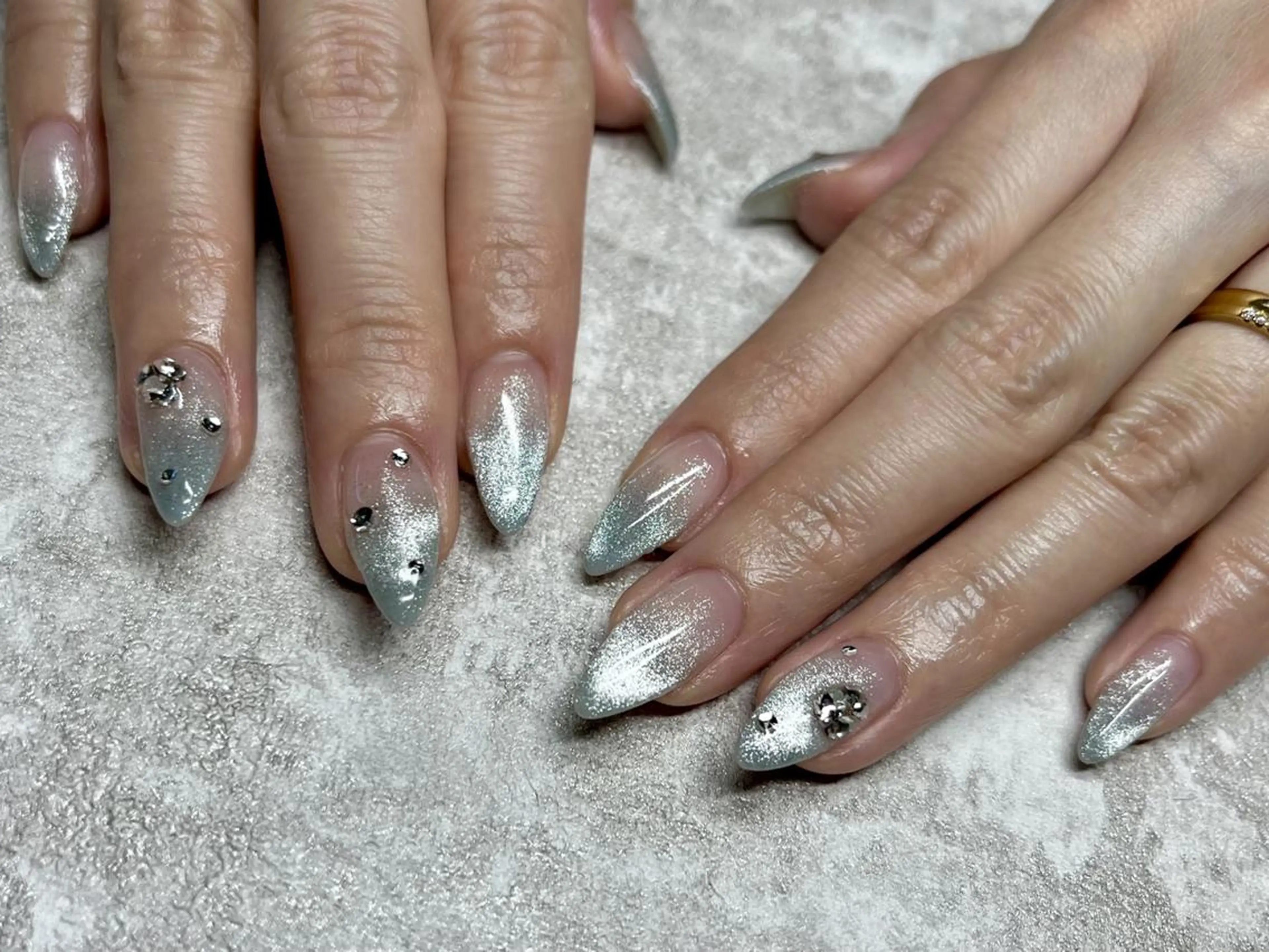 ネイル アートネイル ハート 持ち込み ワンホンネイル ハンドネイル peTiT chikaneのマツエク・マツパデザイン