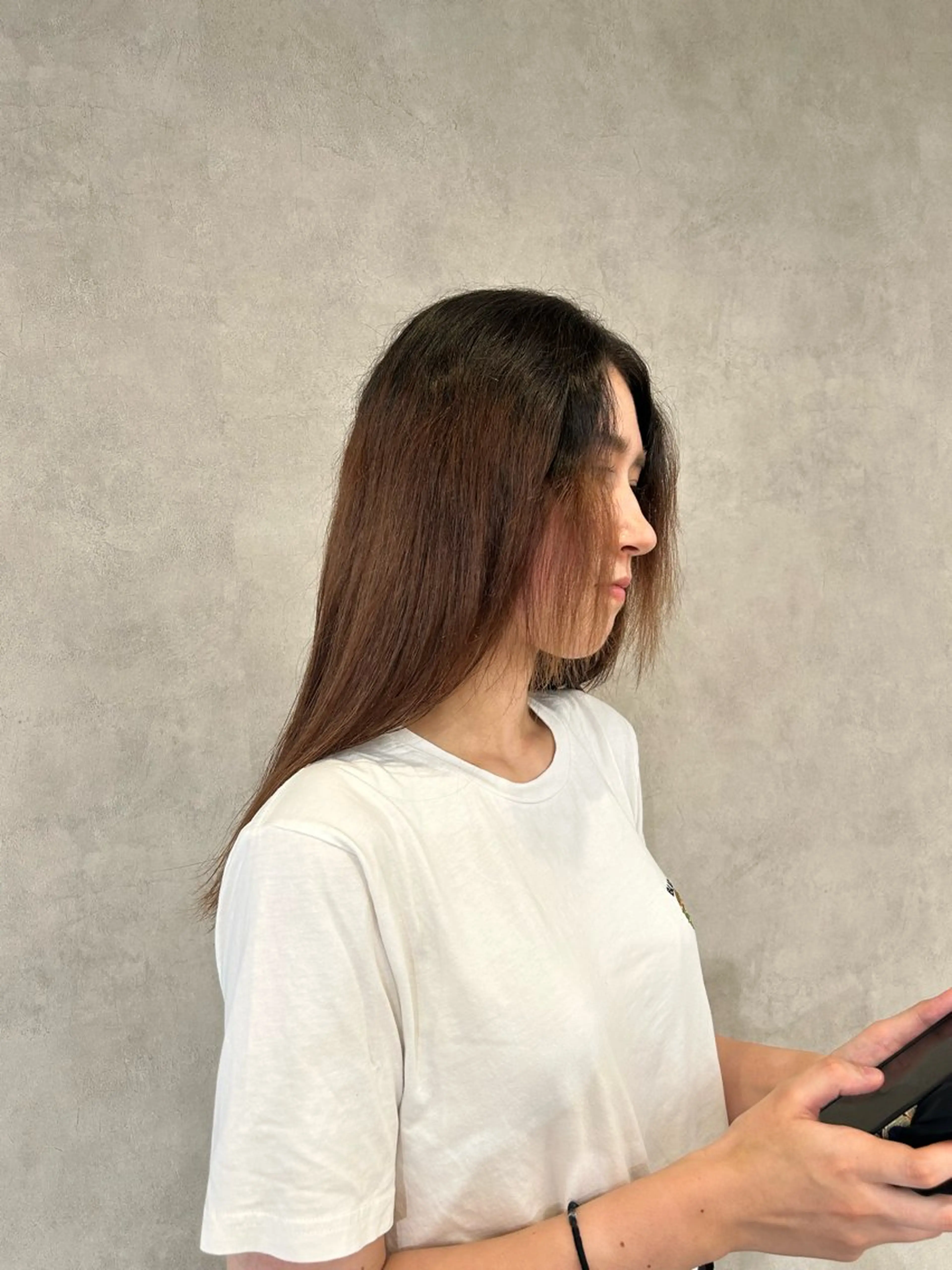 ロング トリートメント カット トリートメント 石原 侑季のヘアスタイル