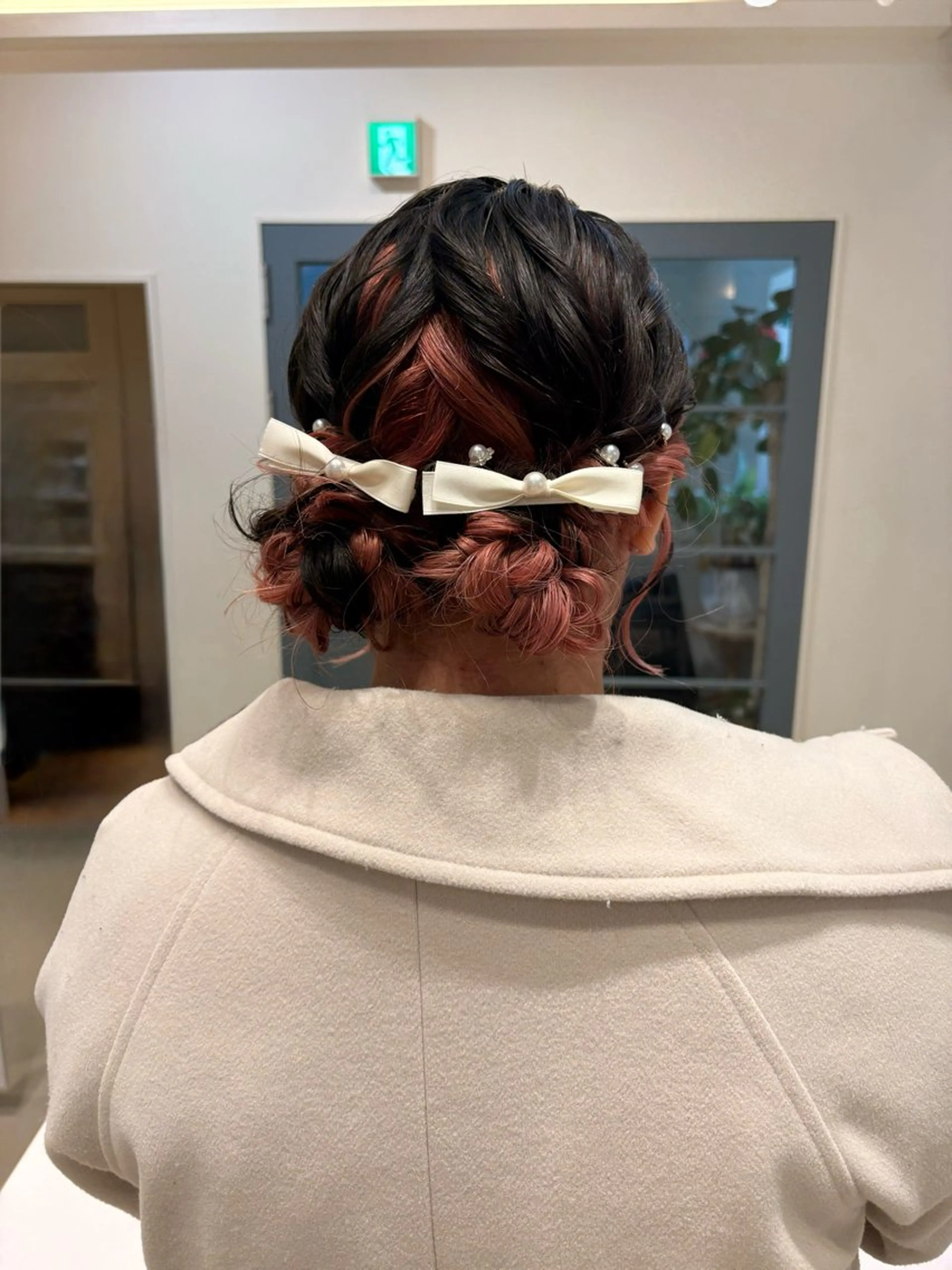 ヘアアレンジ ヘアセット つちだ ゆうひ / 暗髪カラー⟡.·のヘアスタイル