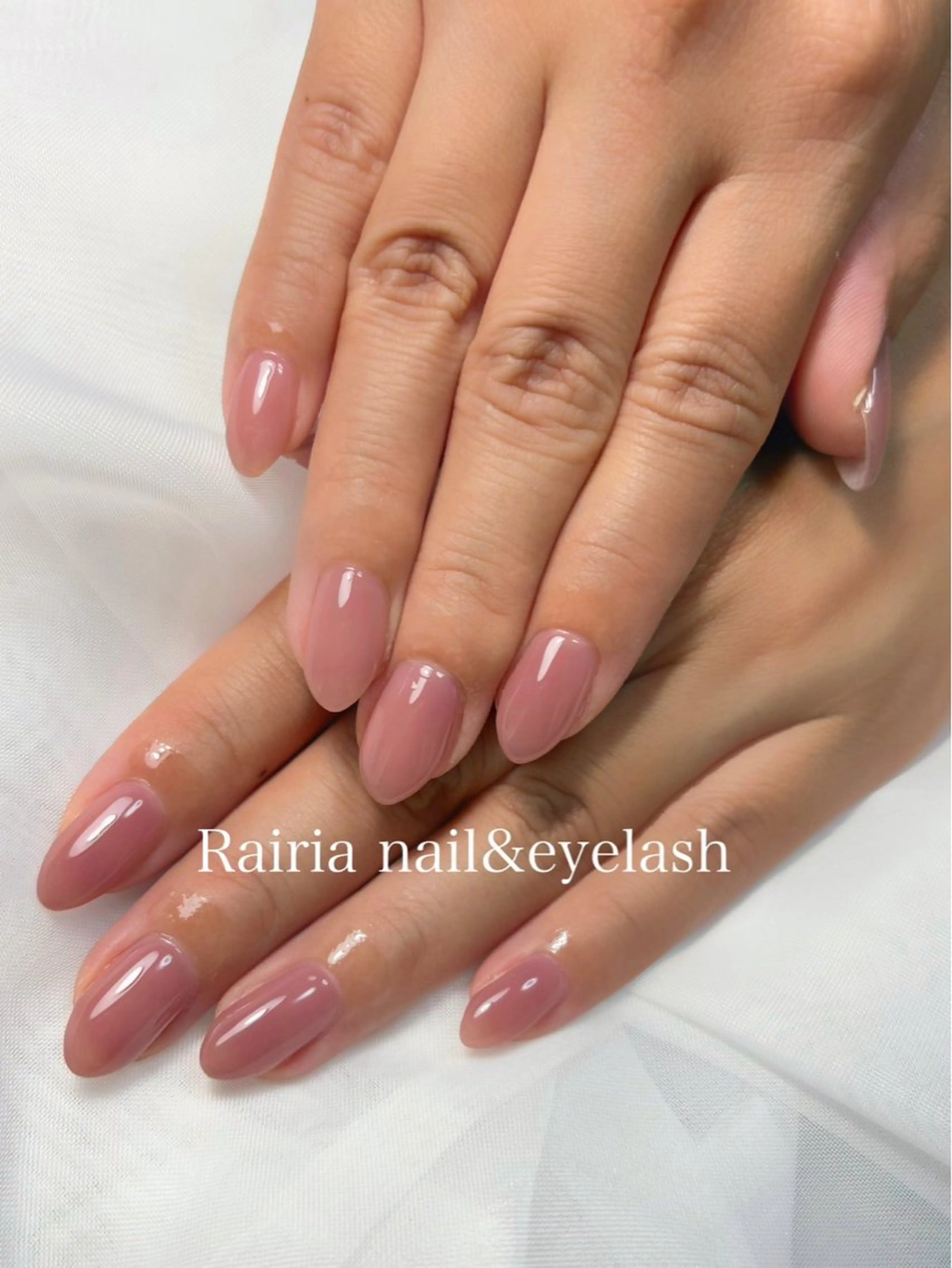 ネイル ジェルネイル ワンカラーネイル パラジェル ハンドネイル Rairia nail所属・ライリアネイル Mikuのネイルデザイン