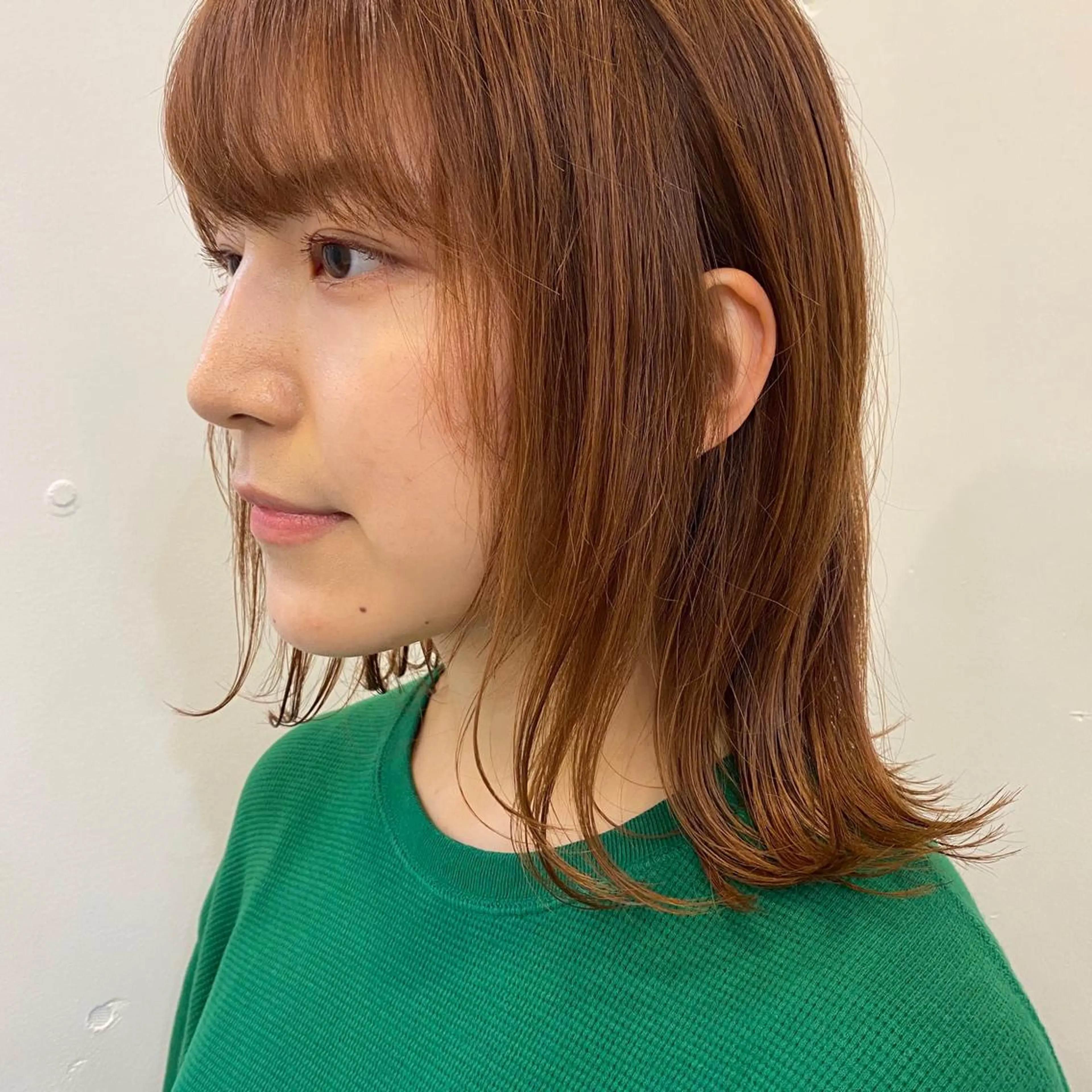 ミディアム カラー 🪭risa 暖色/レイヤー🪭のヘアスタイル