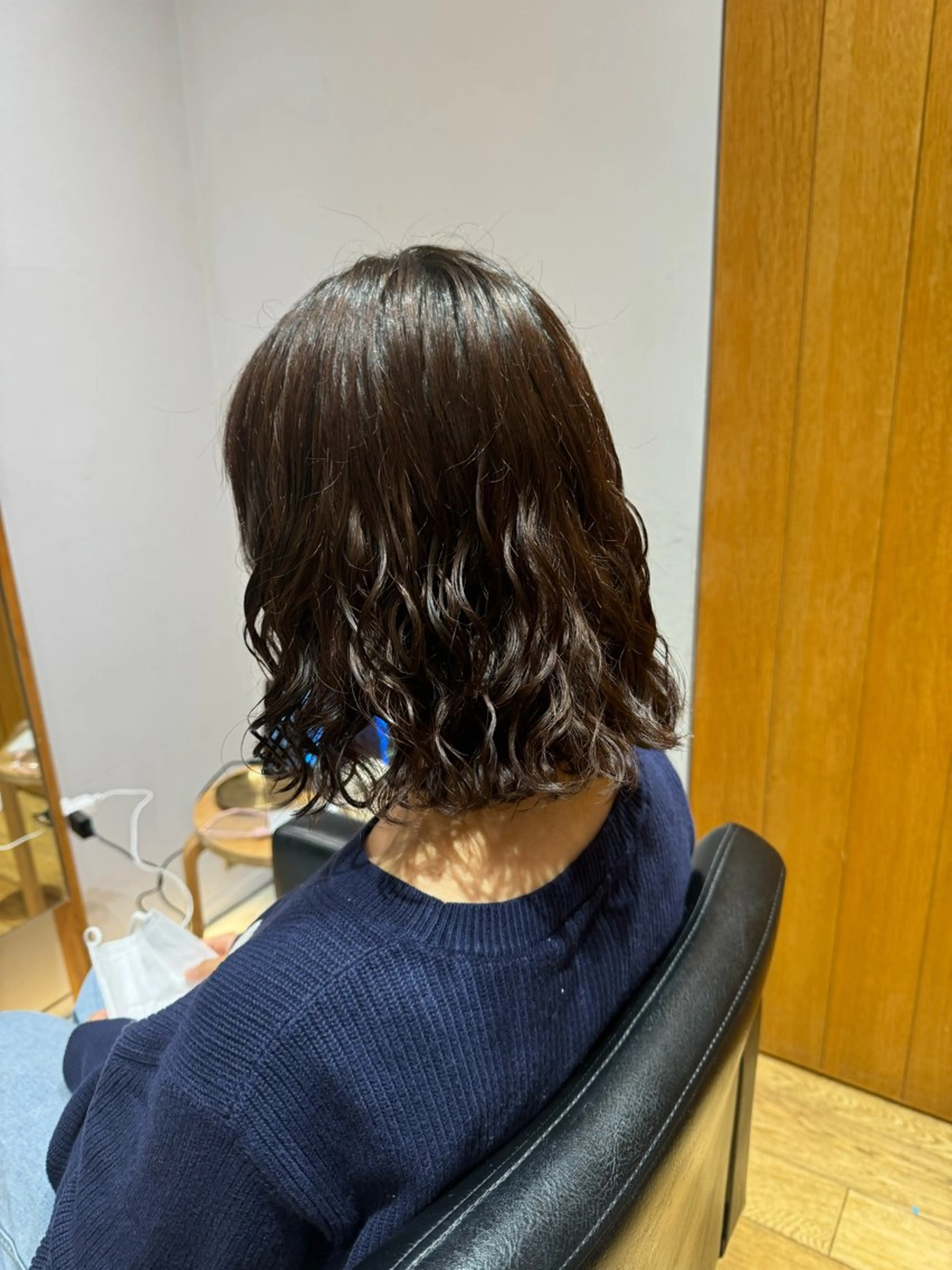 ショート カット パーマ コテ巻き風/ボブ パーマ🌼杉田 萌恵のヘアスタイル