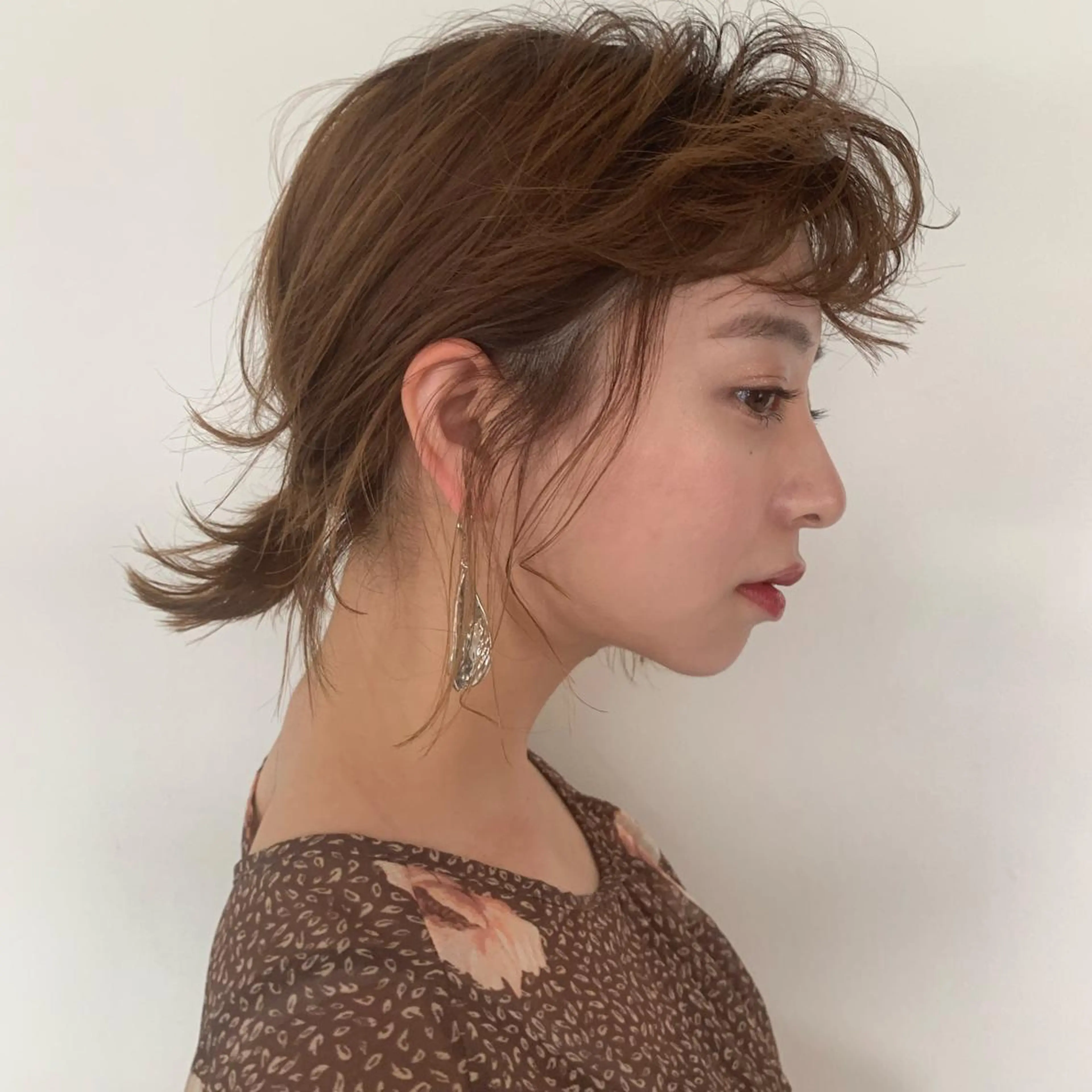 ミディアム ヘアアレンジ 馴染ませNo.1🧃 エクステ・アレンジのヘアスタイル