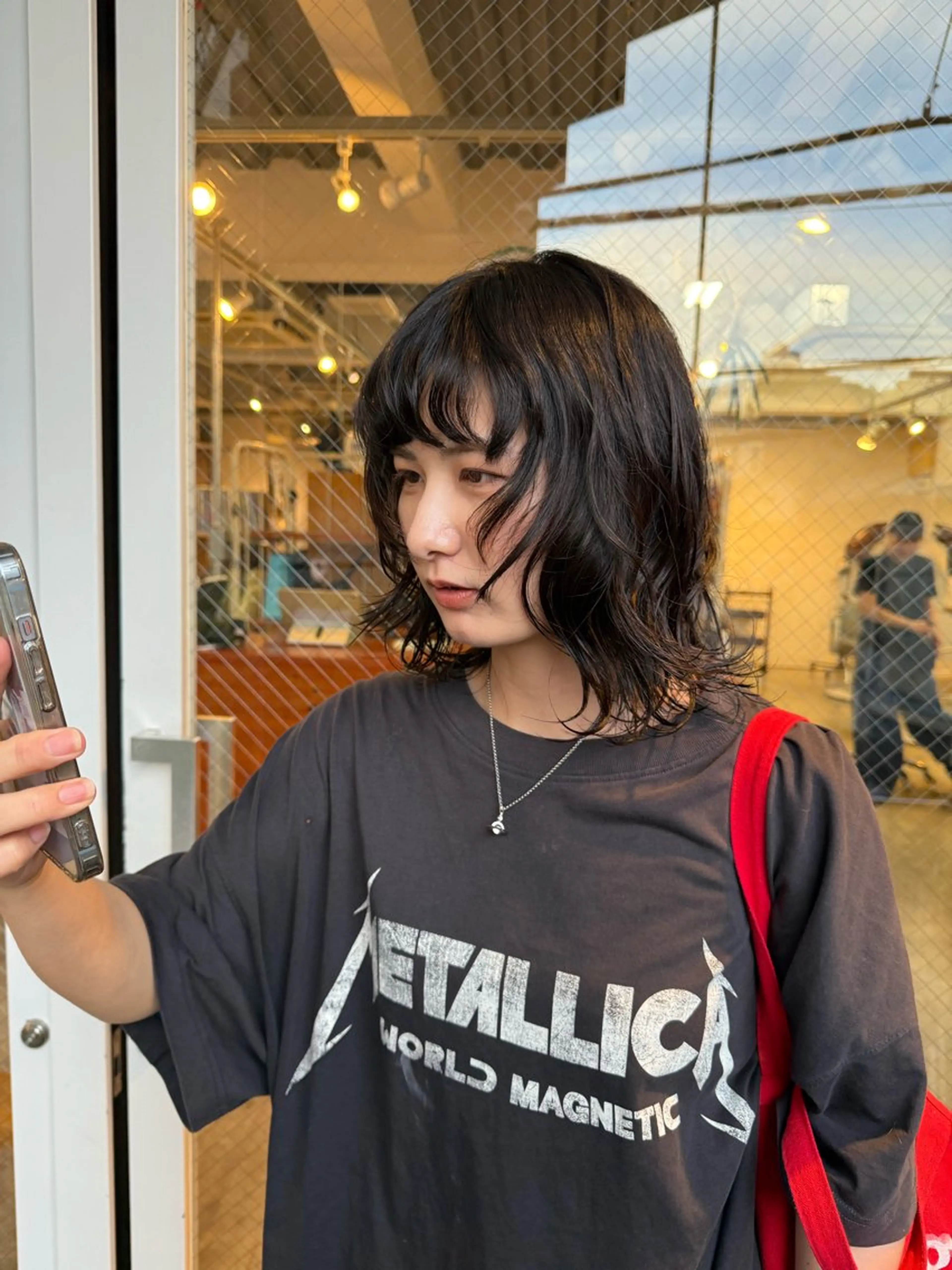 セミロング パーマ 大宮❤️‍🔥パーマ ❤️‍🔥サカイユウのヘアスタイル