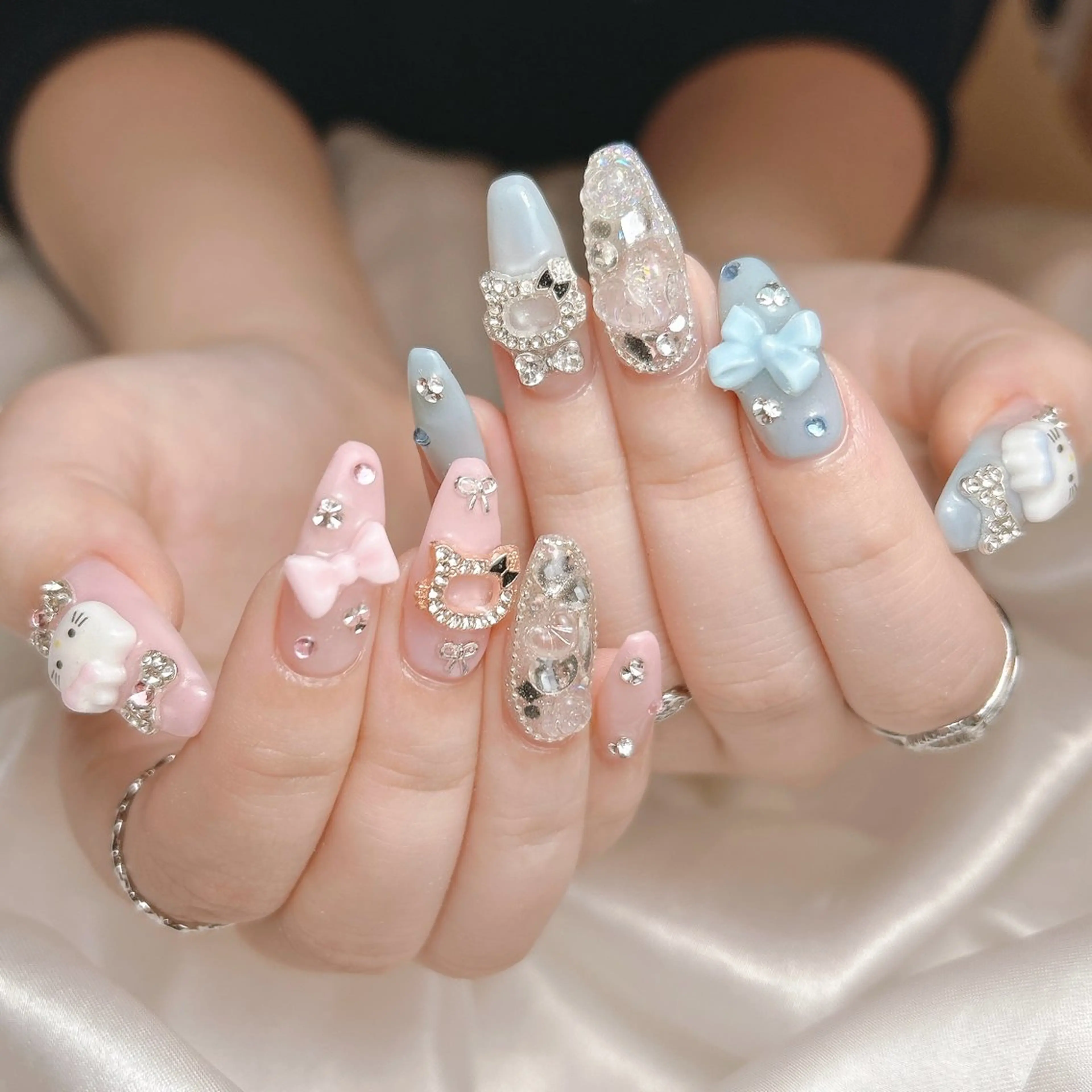 ネイル ハンドネイル junna のぞいてねのネイルデザイン