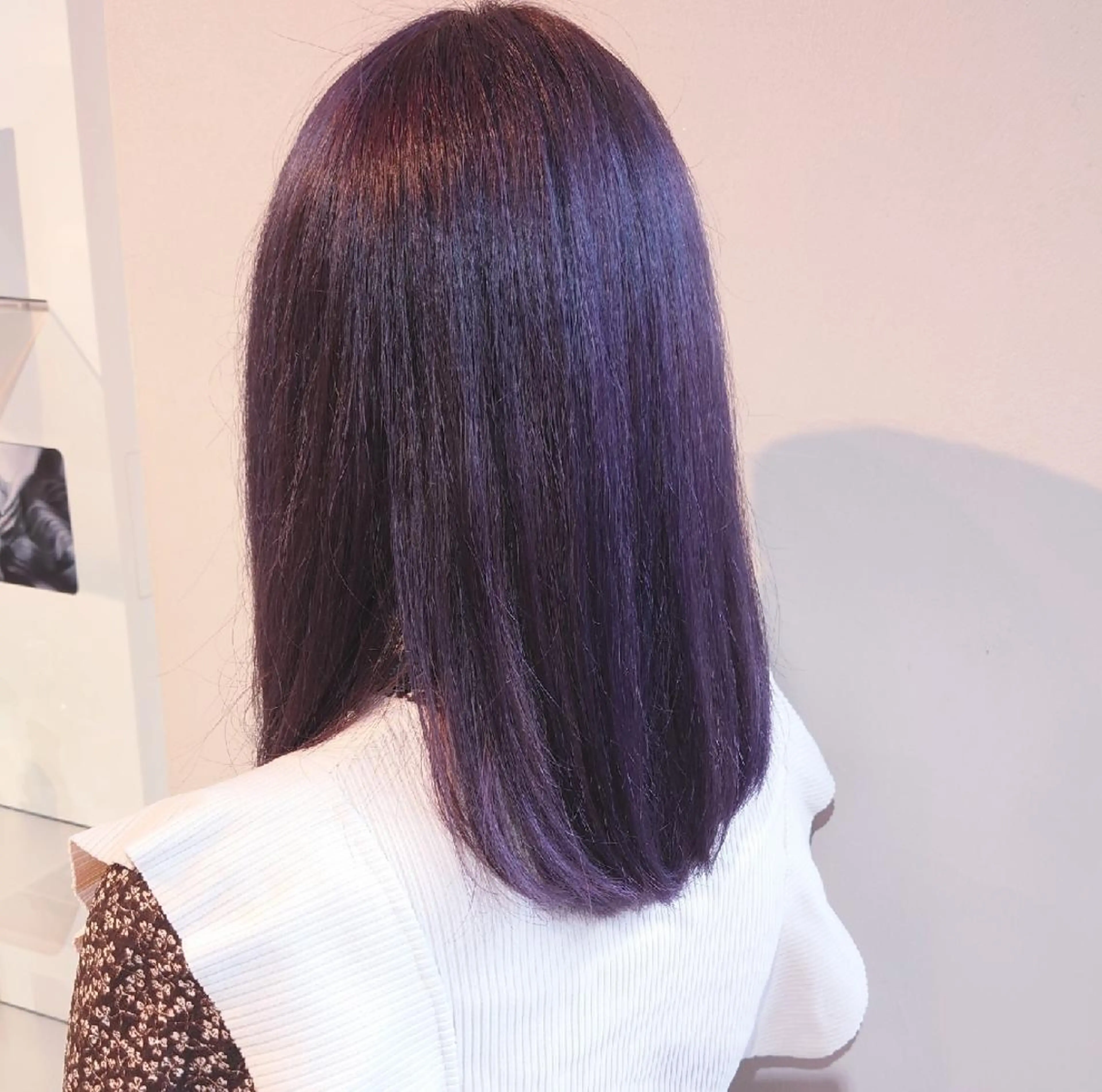 セミロング カラー iss所属・メンズ/パーマ特化 /波巻き/林洋平のヘアスタイル