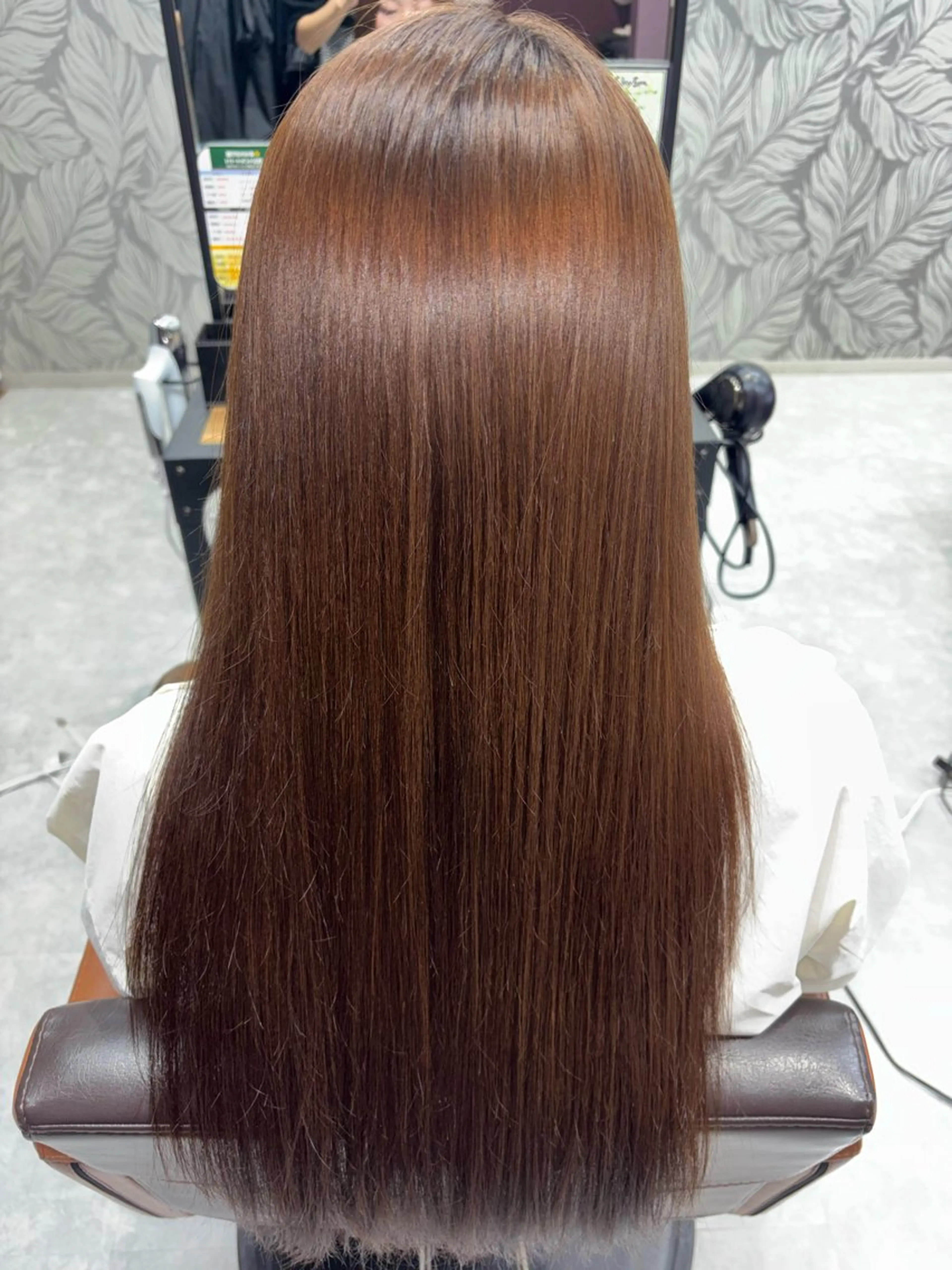 ロング 縮毛矯正 香芝/カラー/矯正 🫧mari🕯️のヘアスタイル