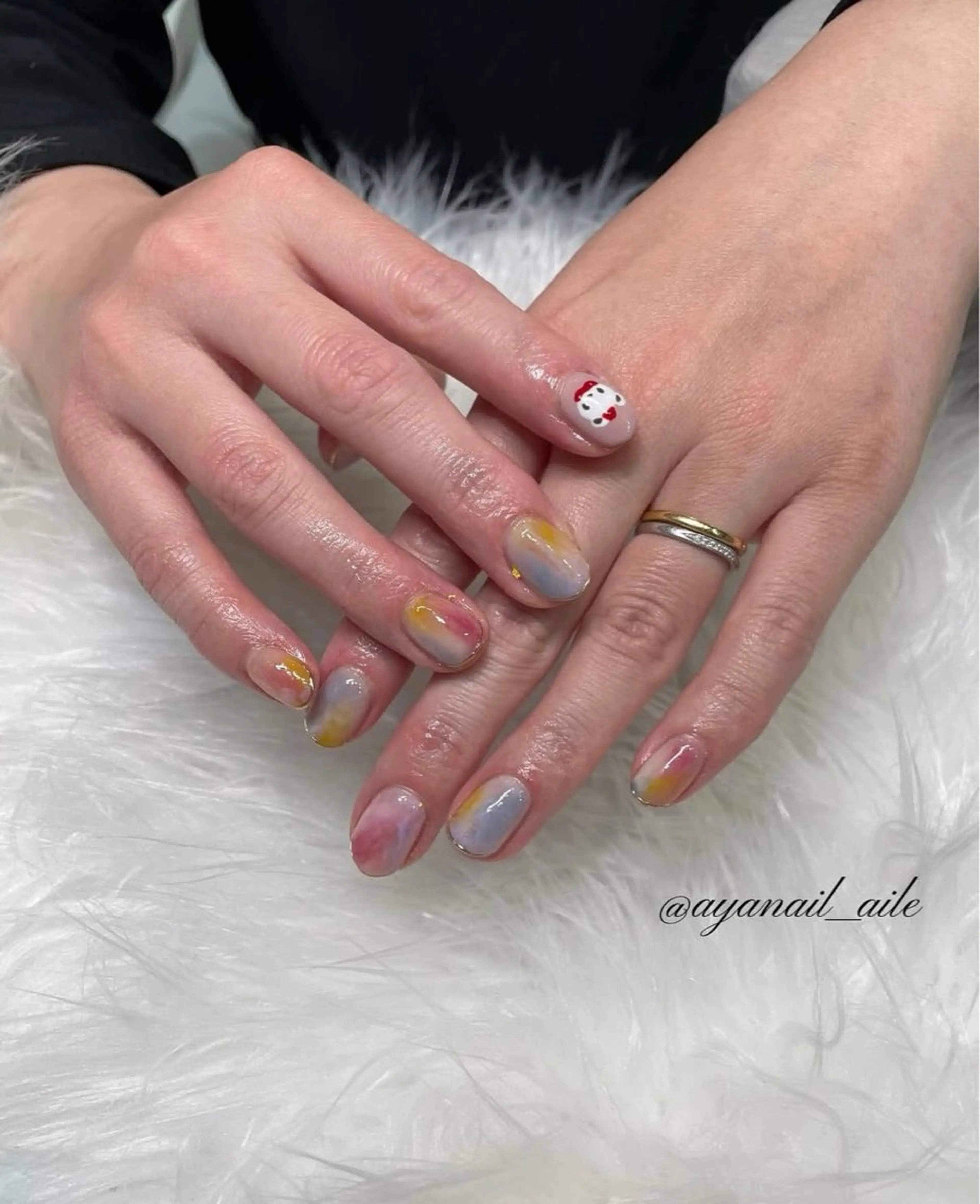 ネイル 持ち込み Aile_ Ayaのネイルデザイン