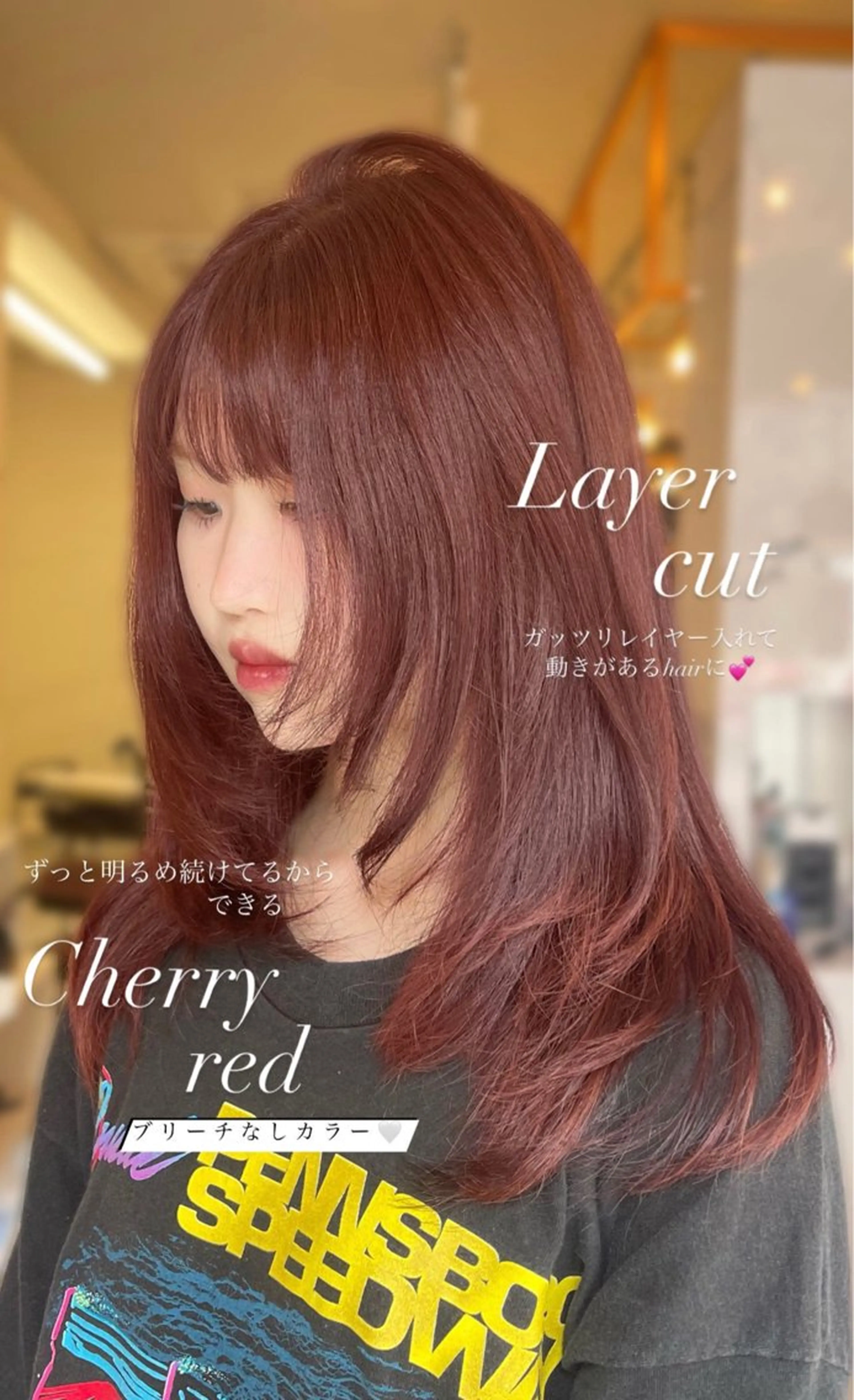 ミディアム haruna🤍 中韓mix✨のヘアスタイル