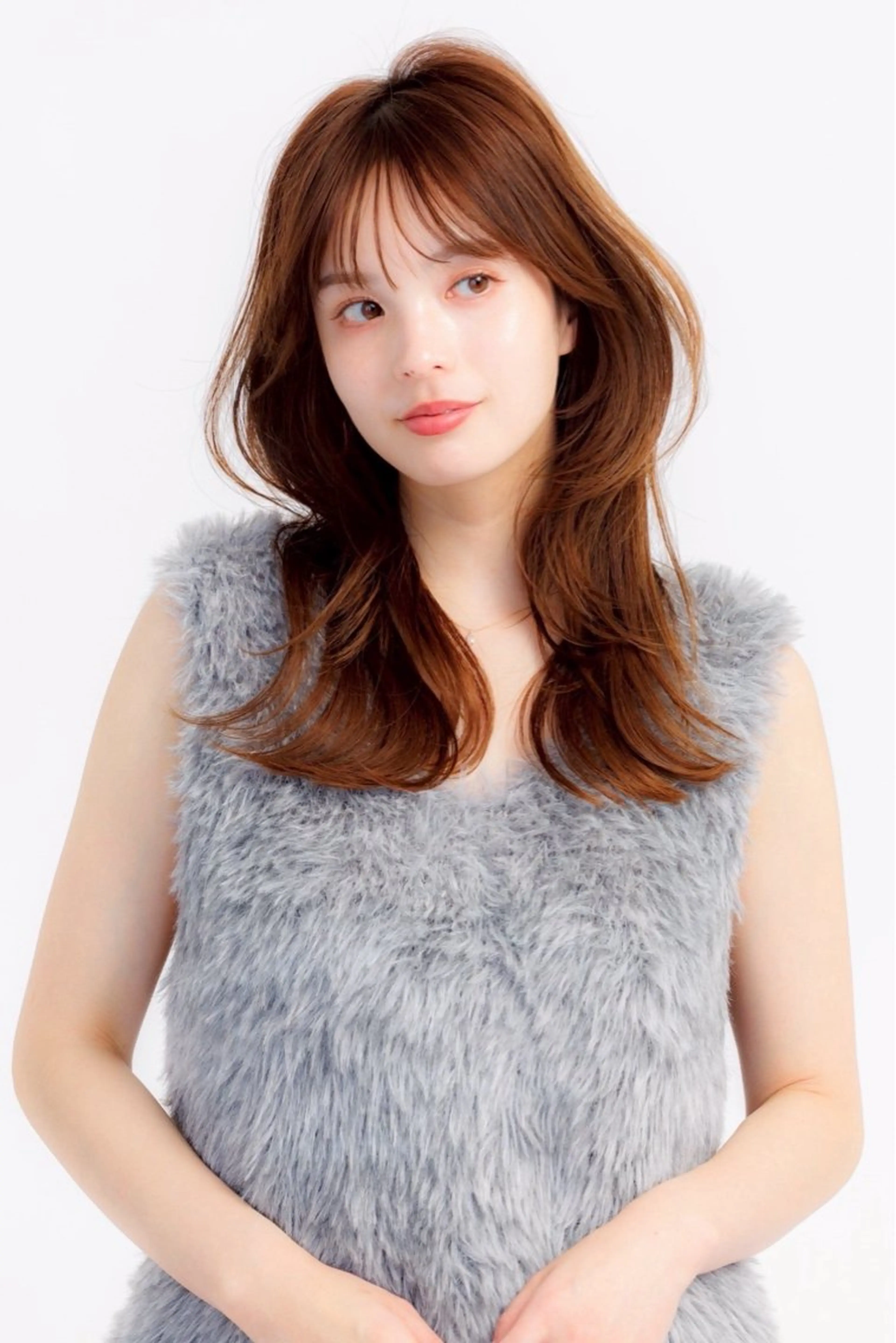 セミロング 🎀ゆうな/艶髪/ 透明感カラー🎀のヘアスタイル