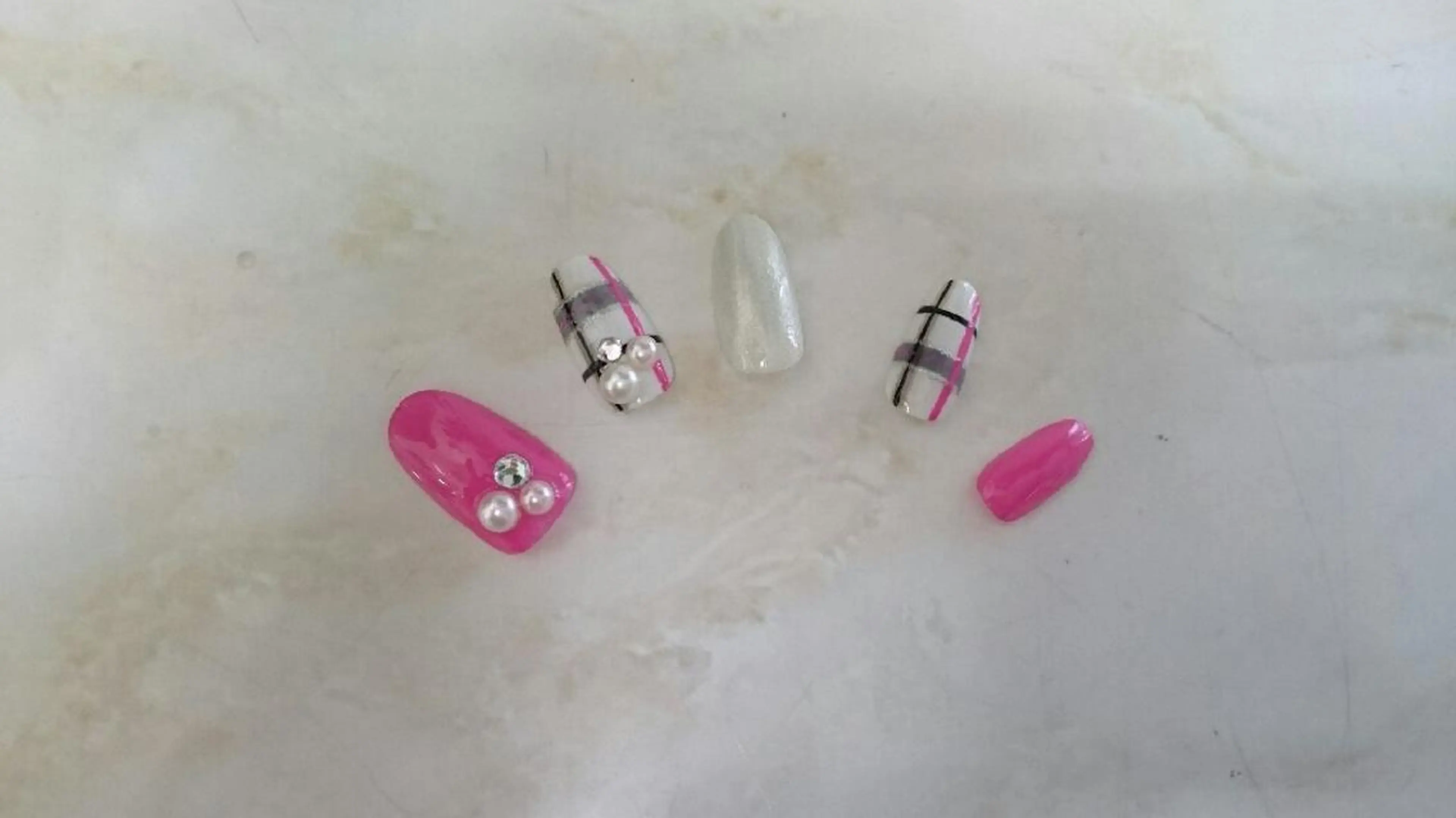 セミロング ロング ネイル nail salon Blancのネイルデザイン