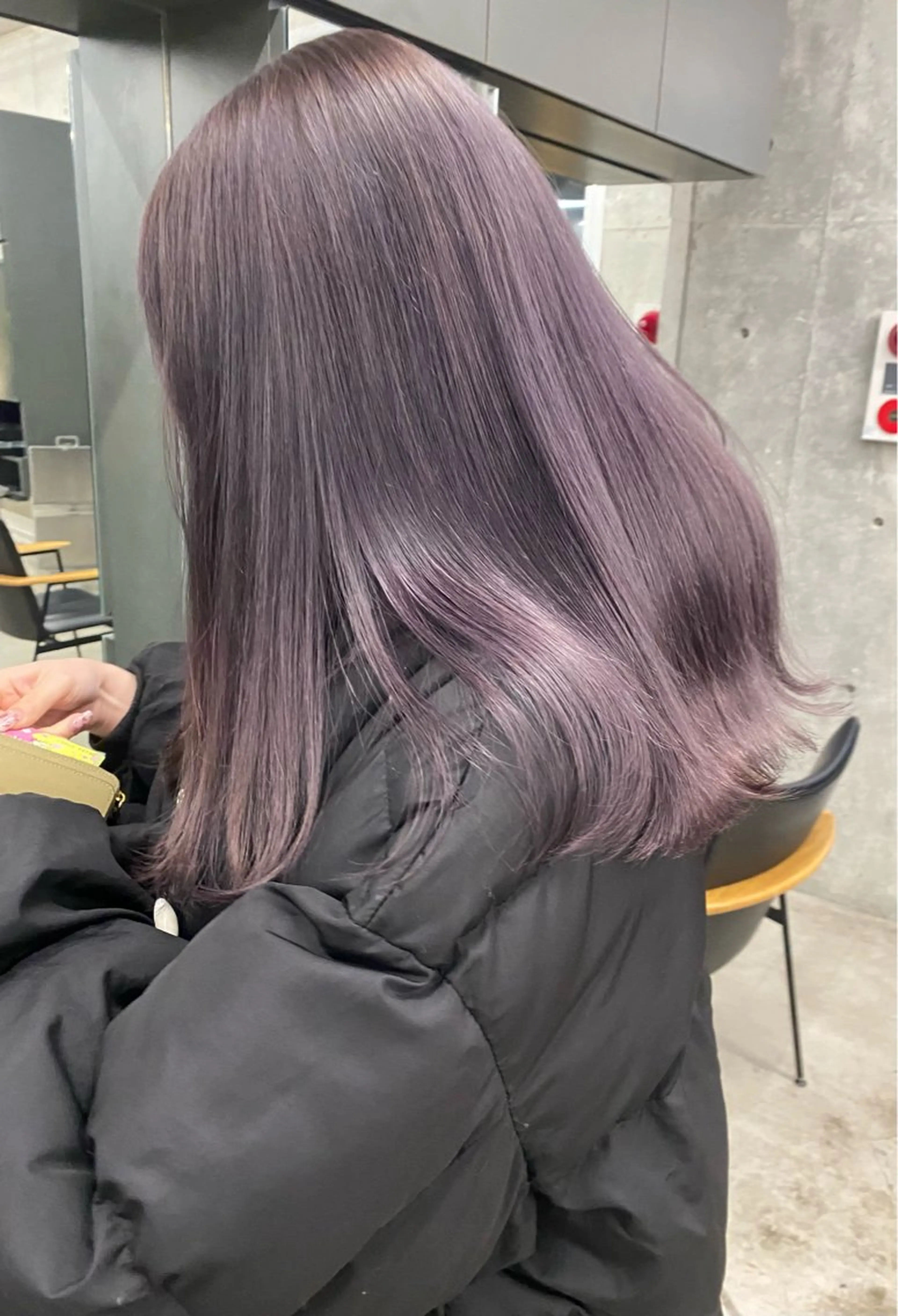 ロング カラー カット ヘアカラー トリートメント レイヤー/韓国ヘア/ 梅田/中崎町のヘアスタイル