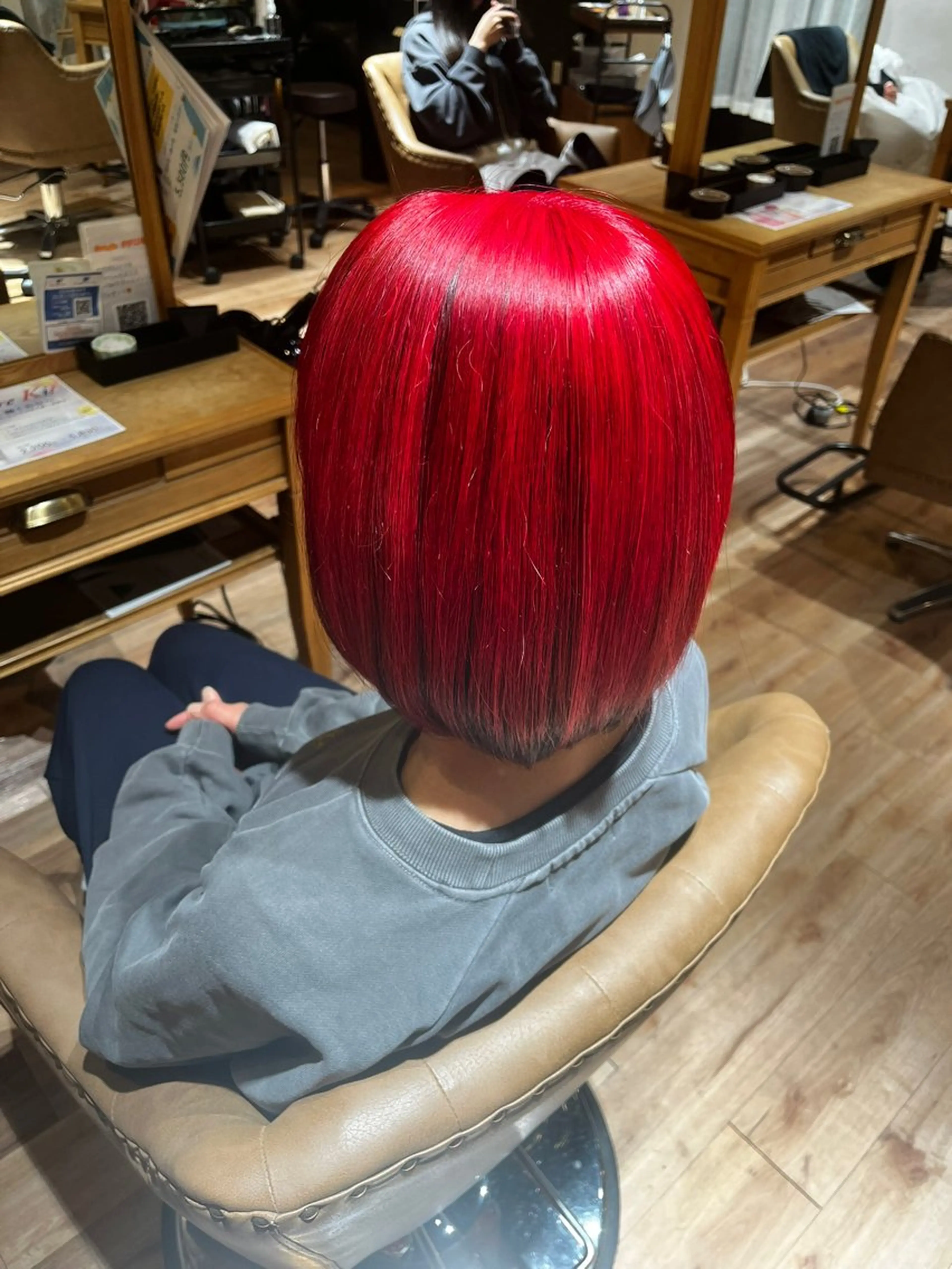 ミディアム ヘアカラー 高口 小春のヘアスタイル