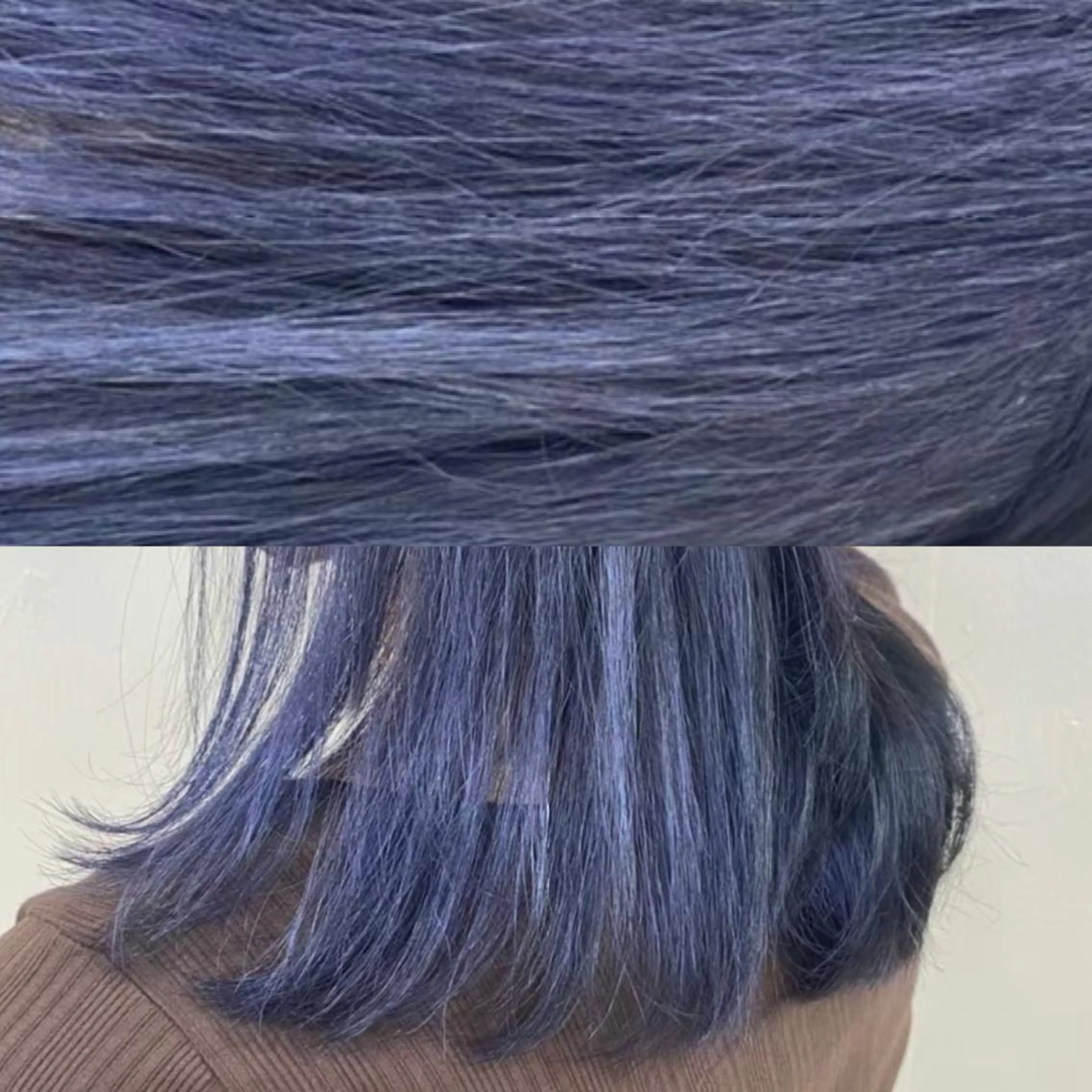 セミロング カラー ［銀座］淡色 ラベンダー🫧大村のヘアスタイル