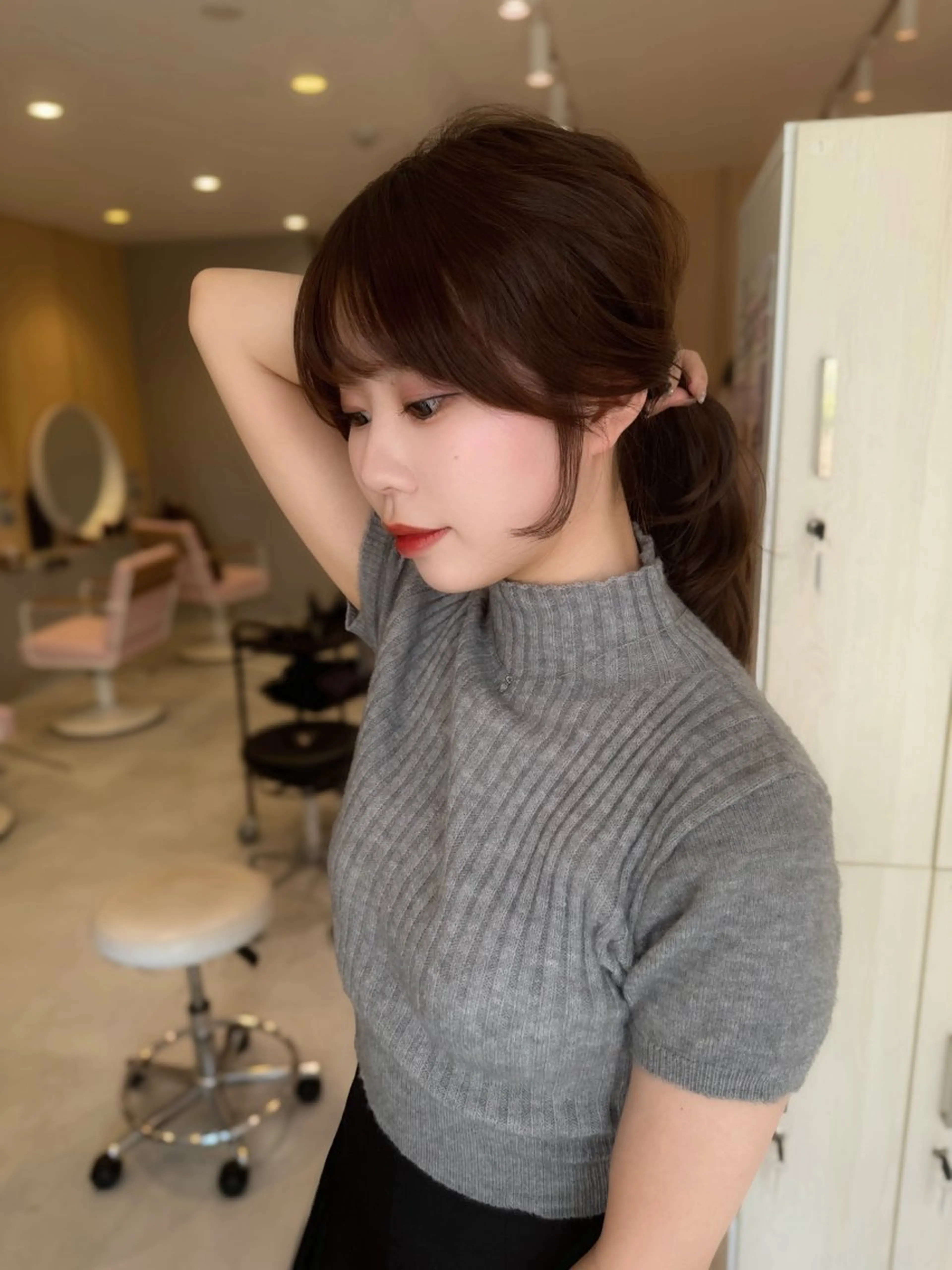 ロング カラー カット ヘアカラー トリートメント ヘアセット ✂️似合わせの魔術師 石田一樹✂️のヘアスタイル