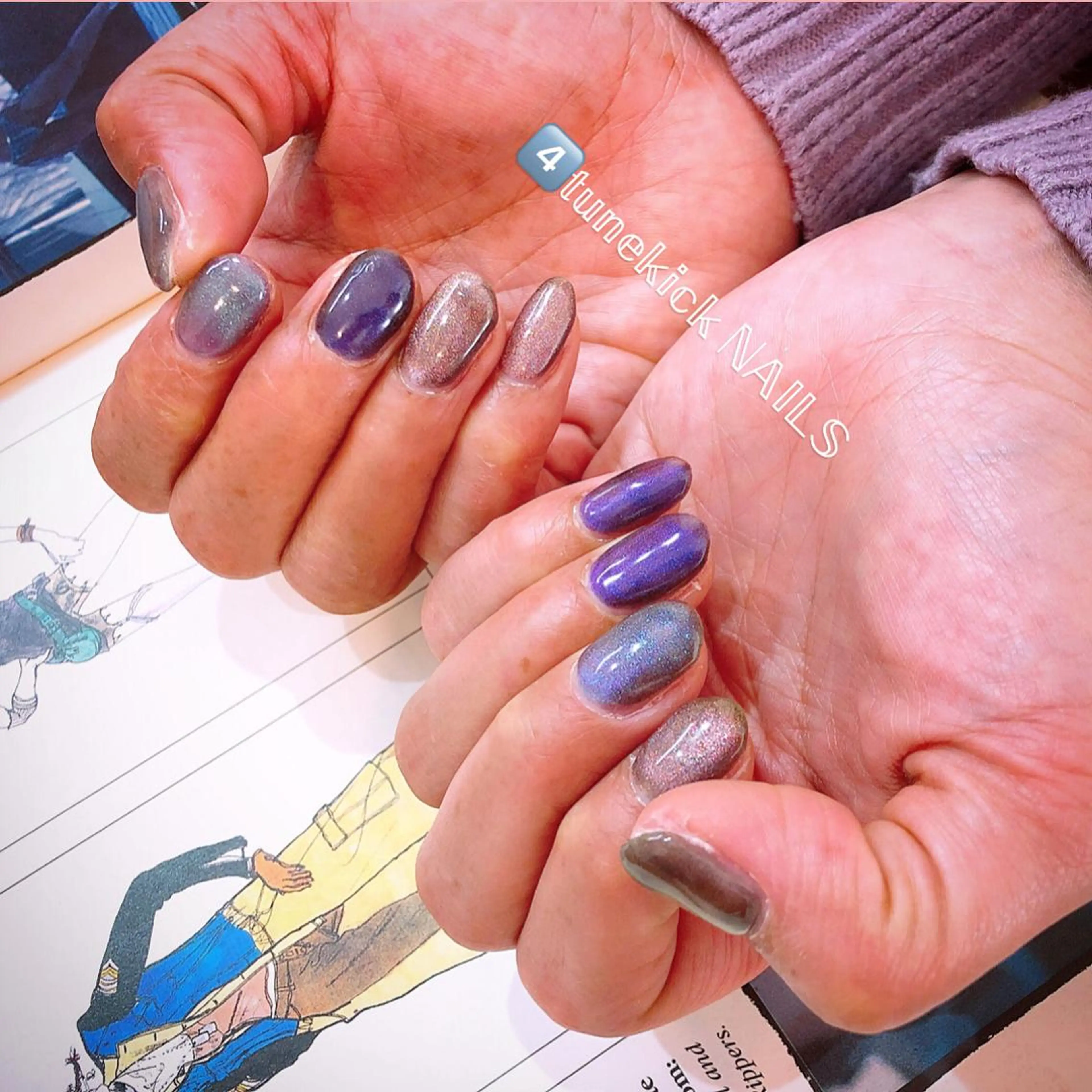 ネイル 4tunekick NAILS(フォーチュンキックネイルズ)所属・光森 淳子のネイルデザイン