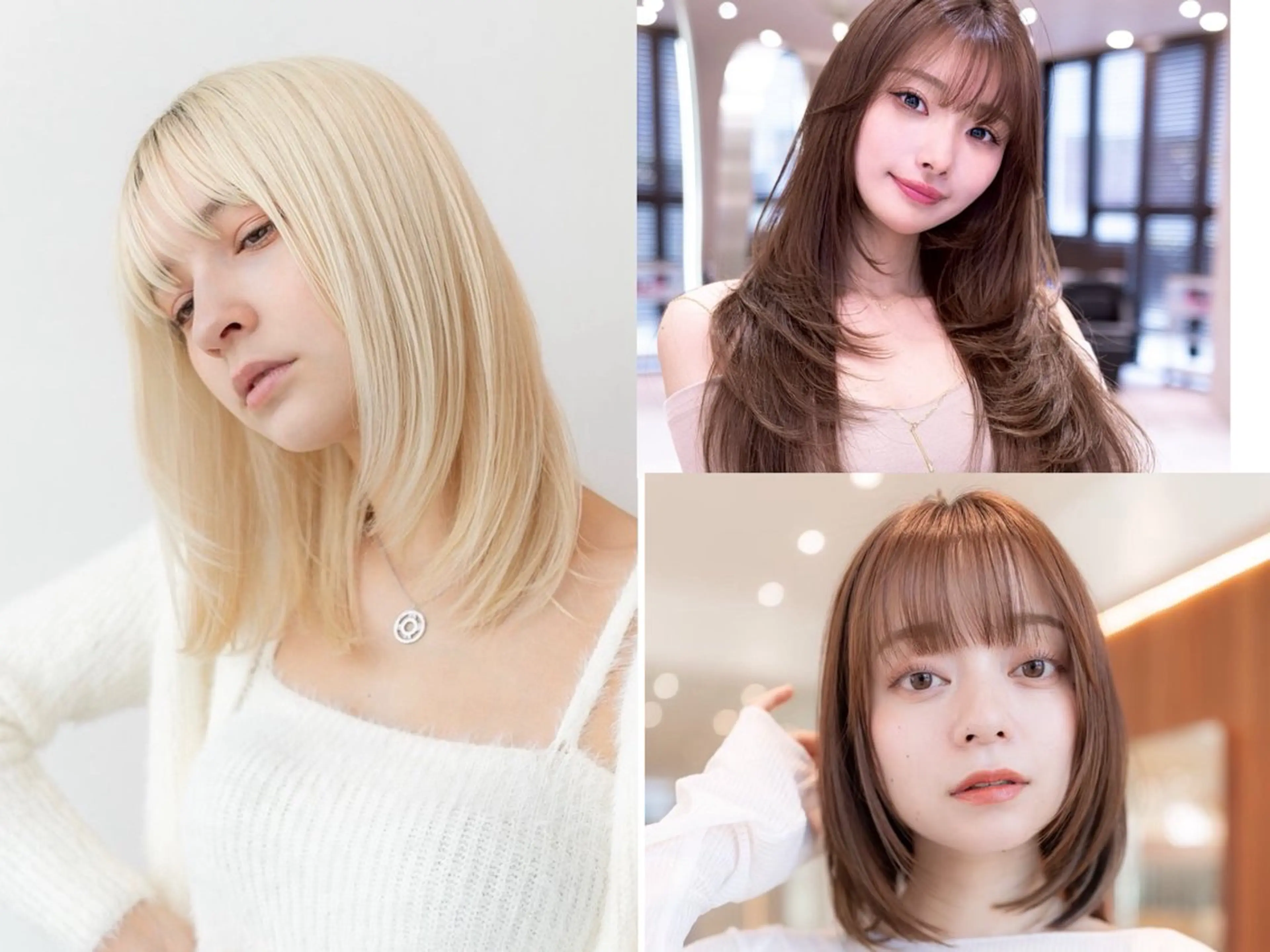 セミロング カラー ヘアカラー 立川/ブリーチ/ 髪質改善/西川翔真のヘアスタイル