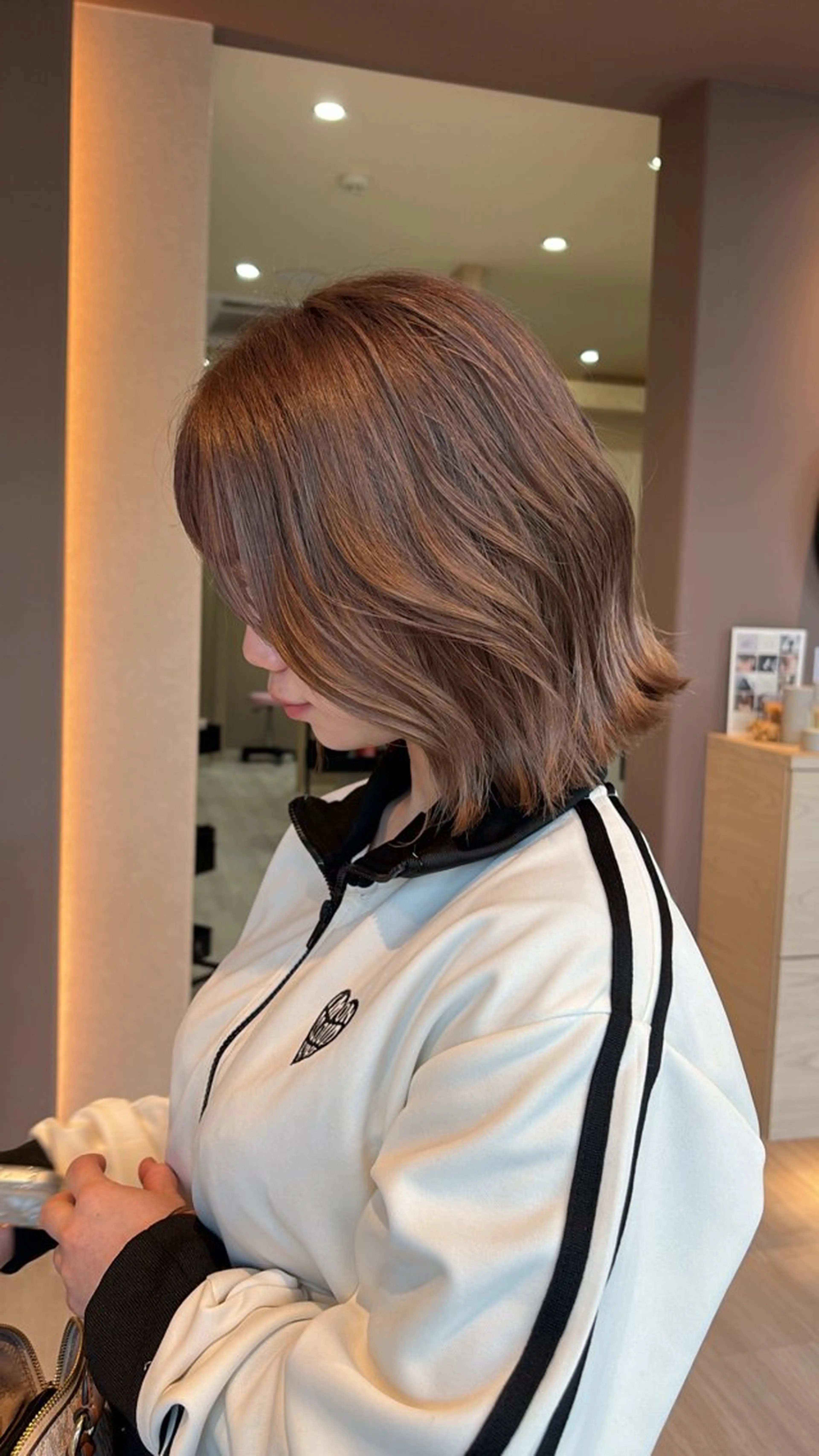 ミディアム カラー 岐阜/各務原 スタイリスト🎀のヘアスタイル