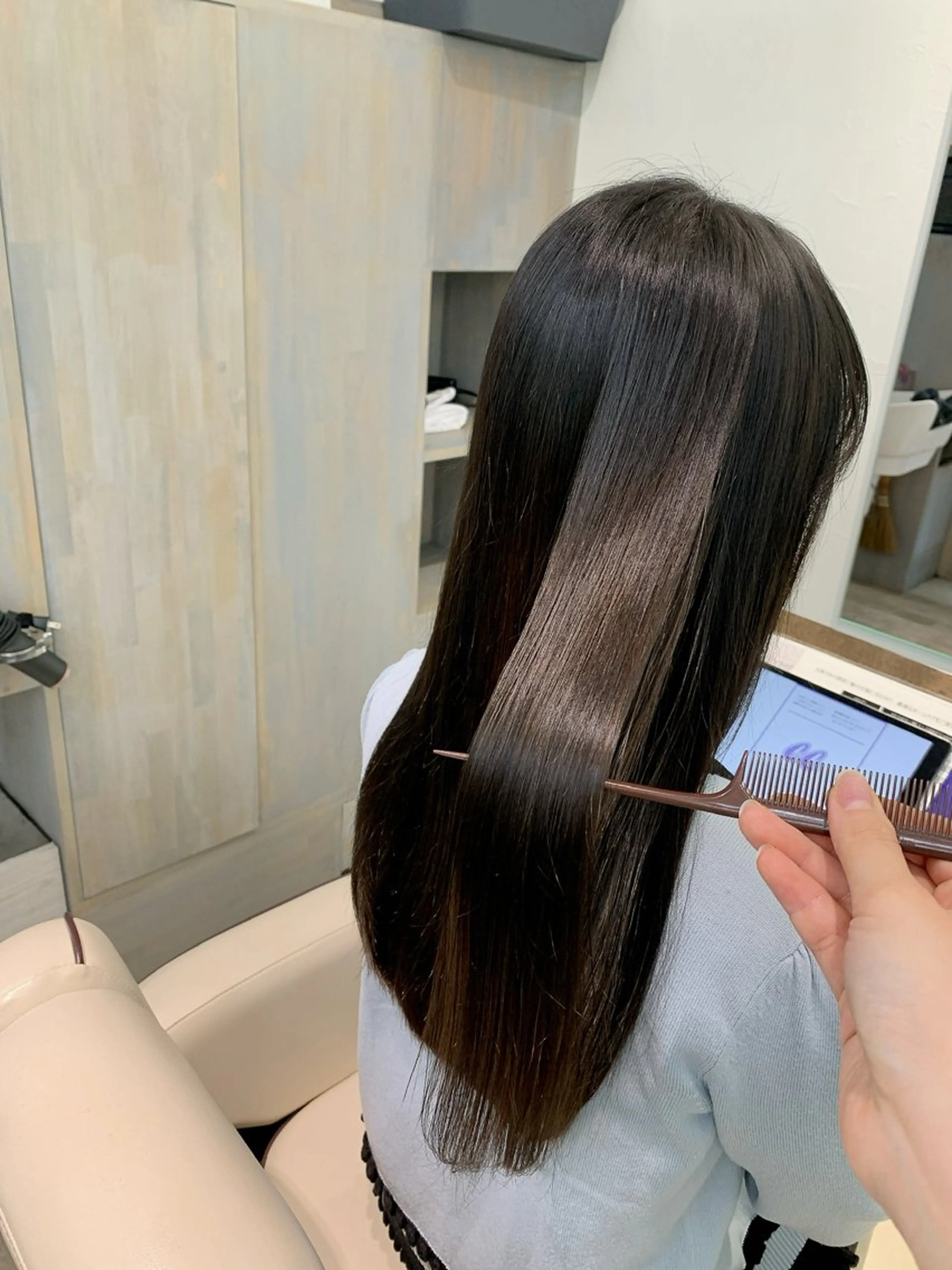 ロング 髪質改善 トリートメント 髪質改善×艶カラー Haruのヘアスタイル