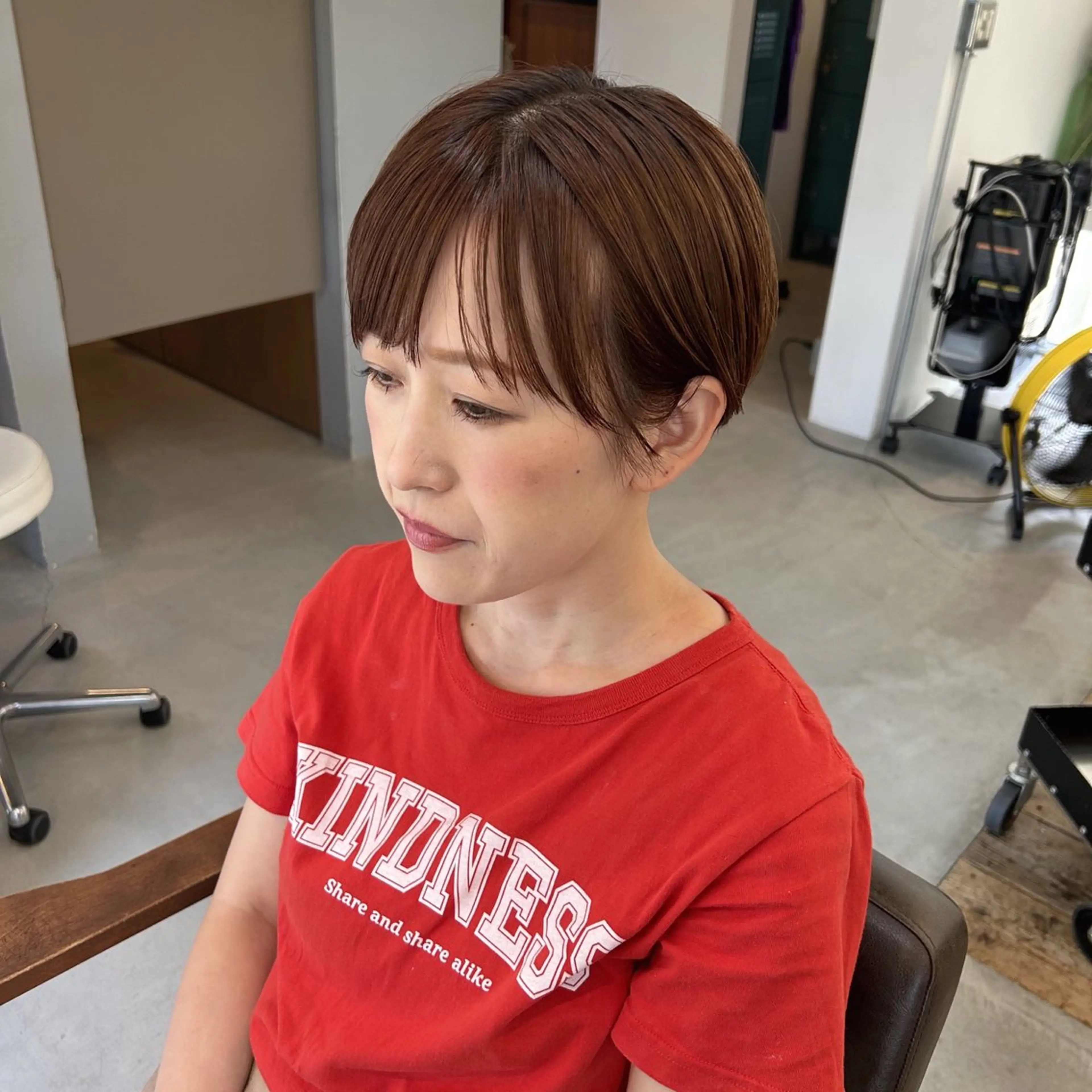 ショート カット ヘアカラー トリートメント kachina所属・綿貫 美雪のヘアスタイル