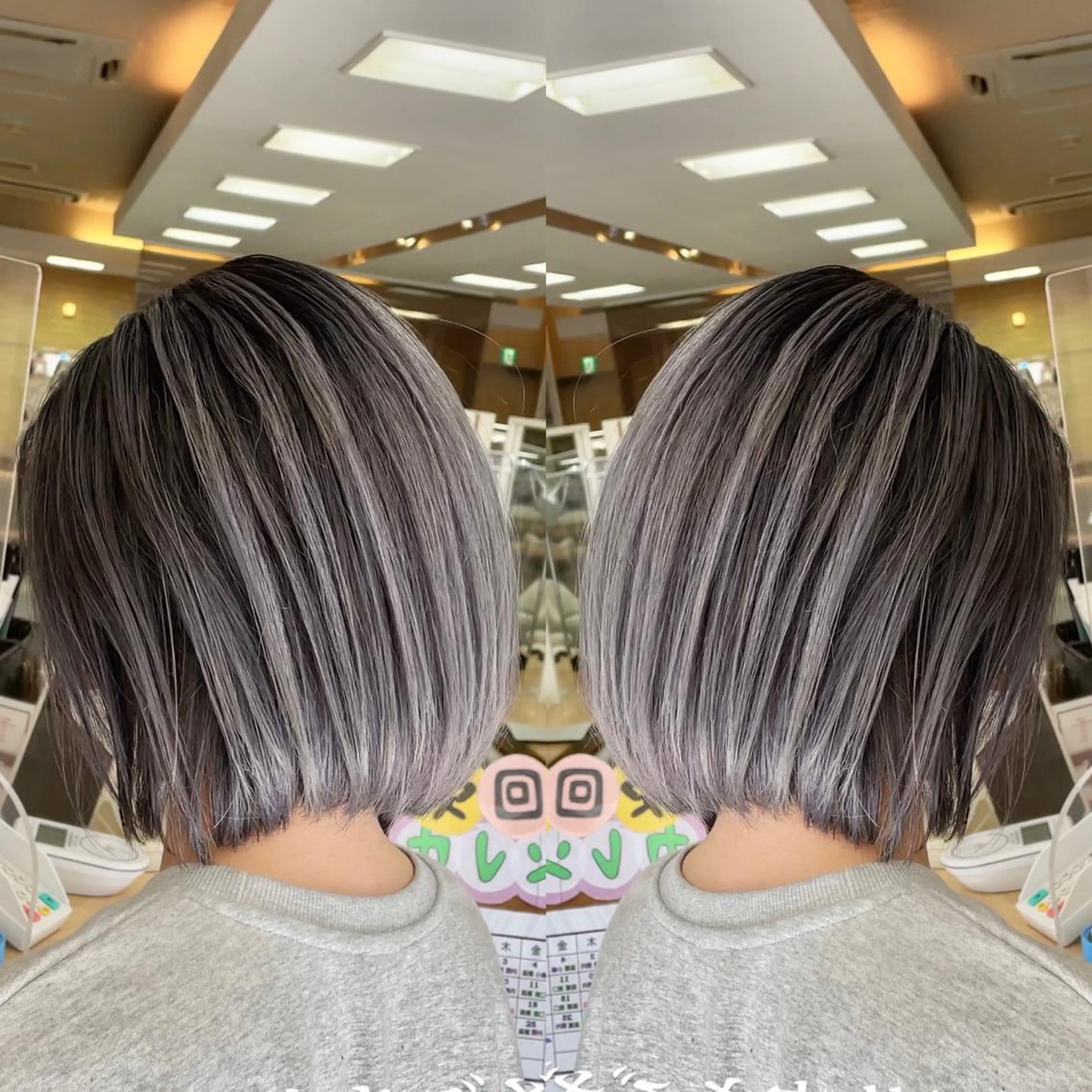 ショート カラー カット ヘアカラー トリートメント 縮毛/レイヤー 韓国/橋口のヘアスタイル