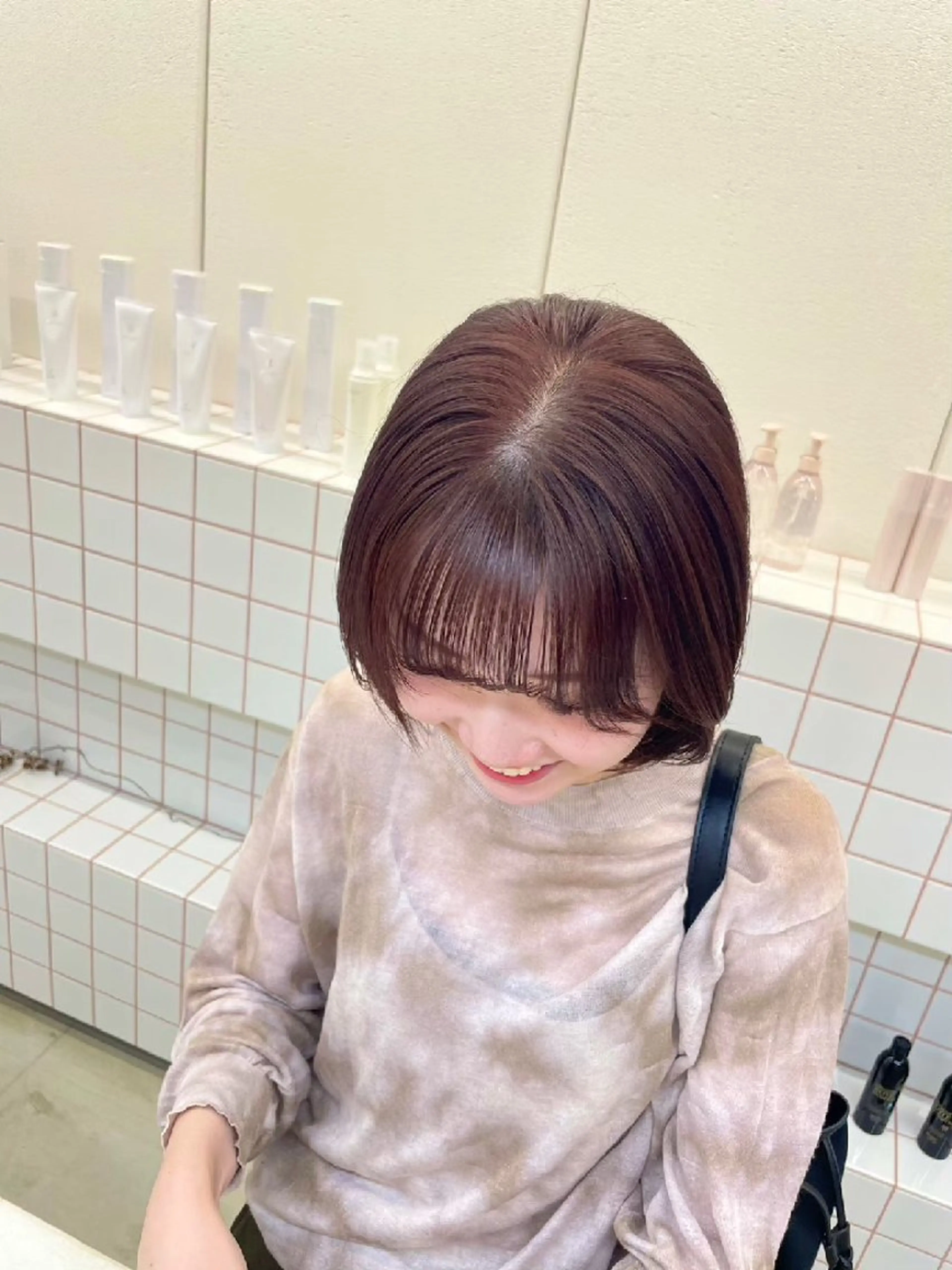 カラー 🎀花屋併設サロン 荘司まゆり🎀‪‪のヘアスタイル