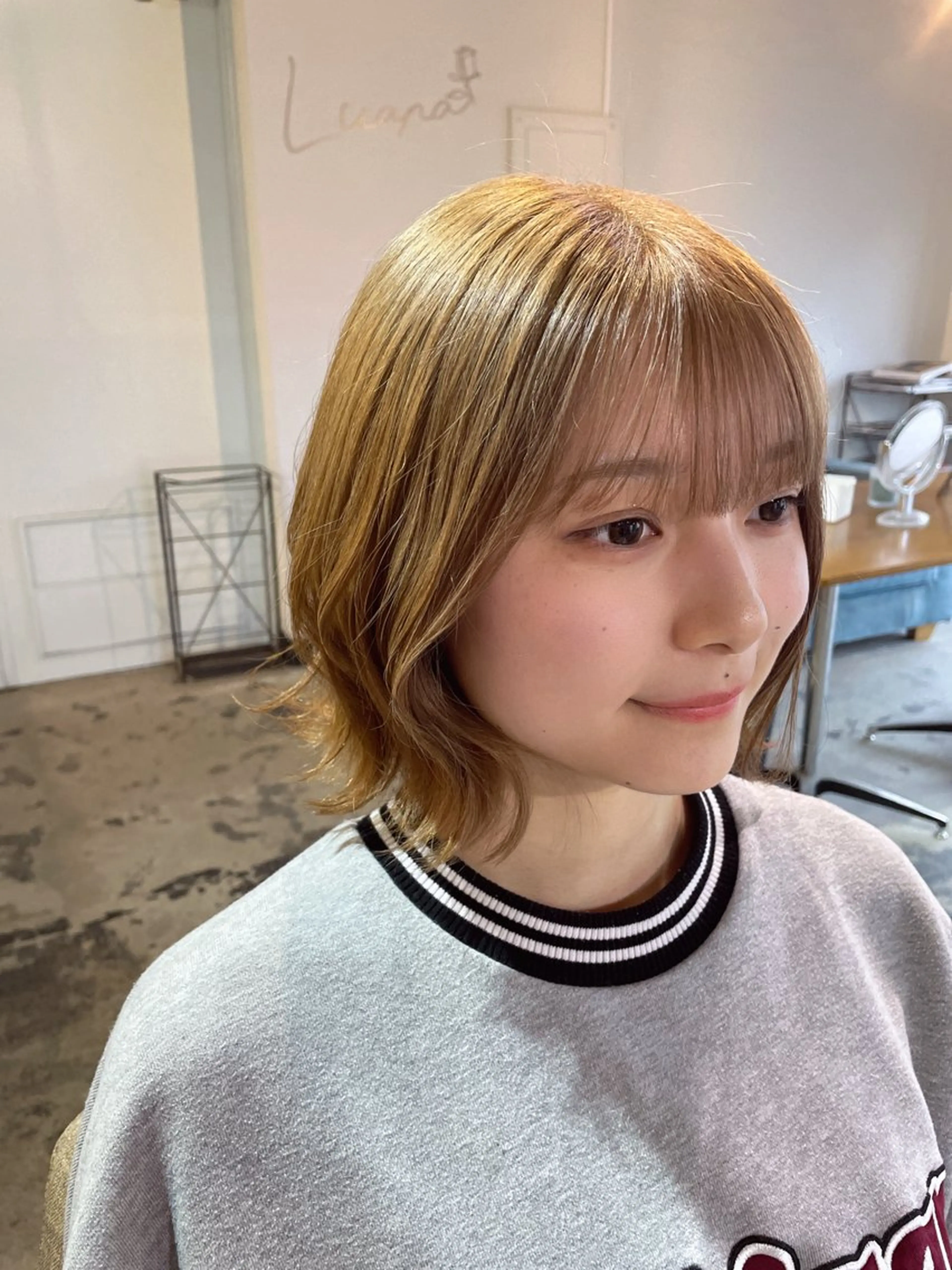 カラー La fith hair ray 札幌店所属・顔まわり/W カラー/リョウのヘアスタイル