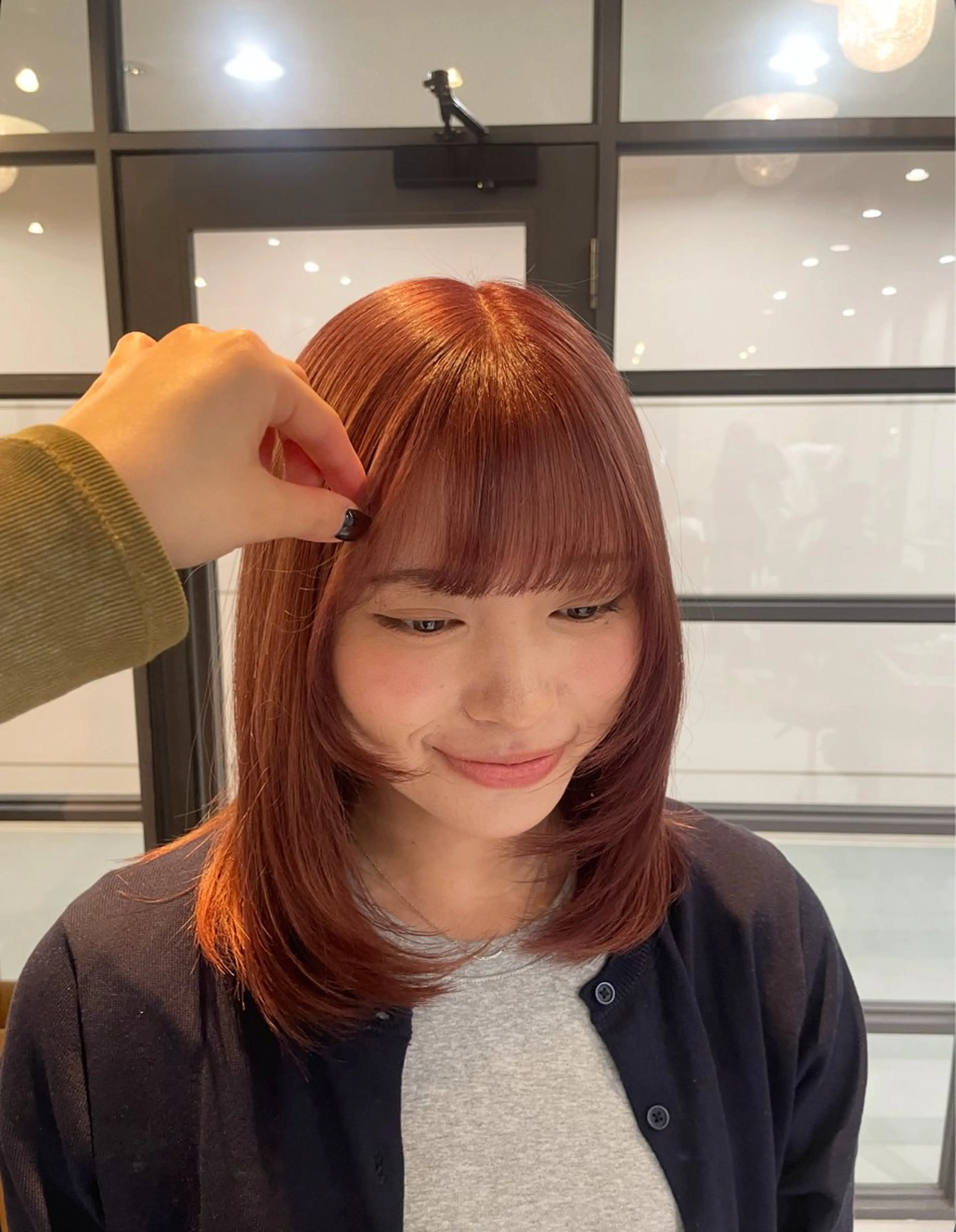 ミディアム ヘアカラー Neale. ナナカのヘアスタイル