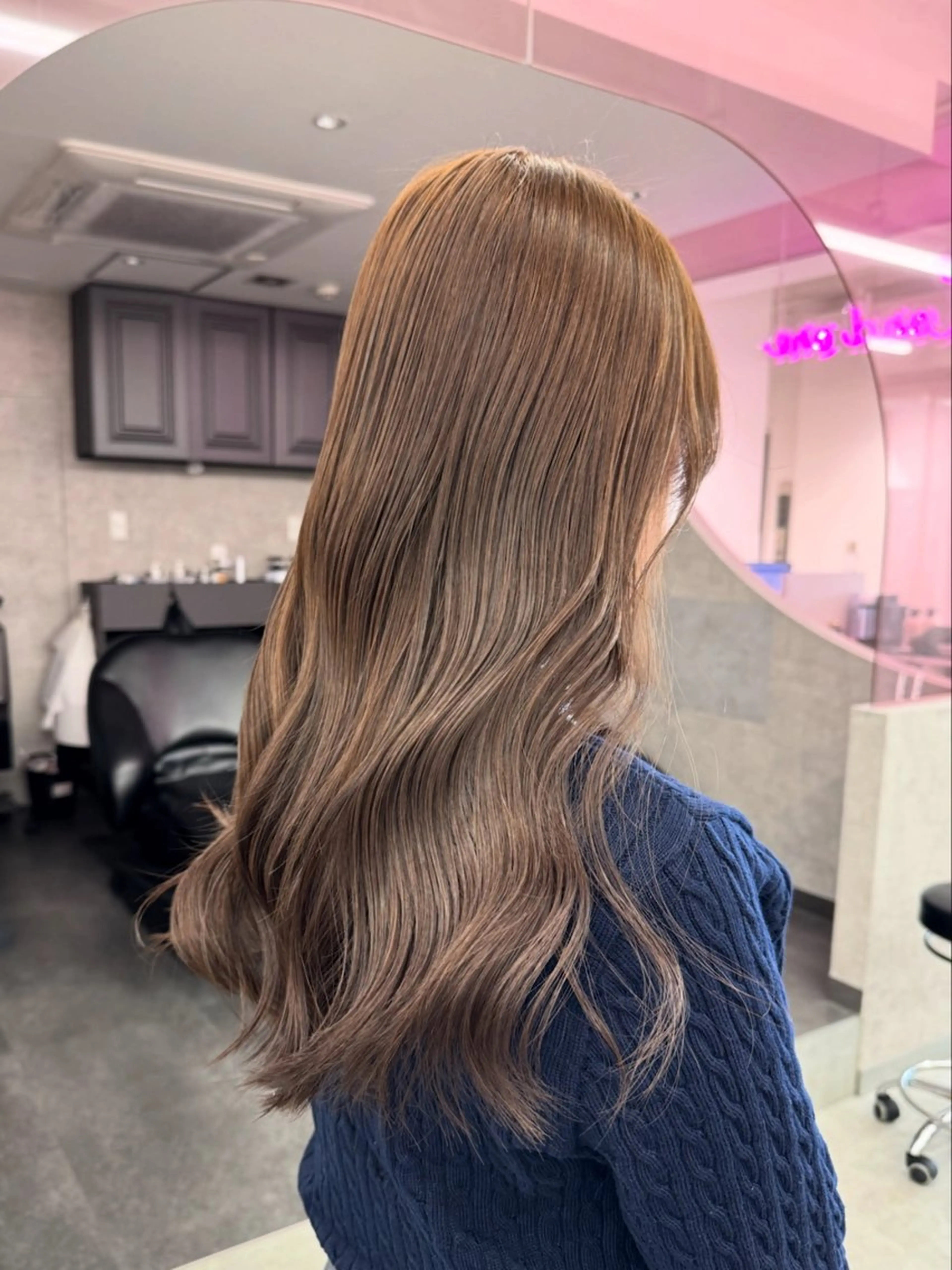 【🌈ブリーチ無しで明るくしたい!✨】前髪カット+ダブルカラー+1stepトリートメントの写真