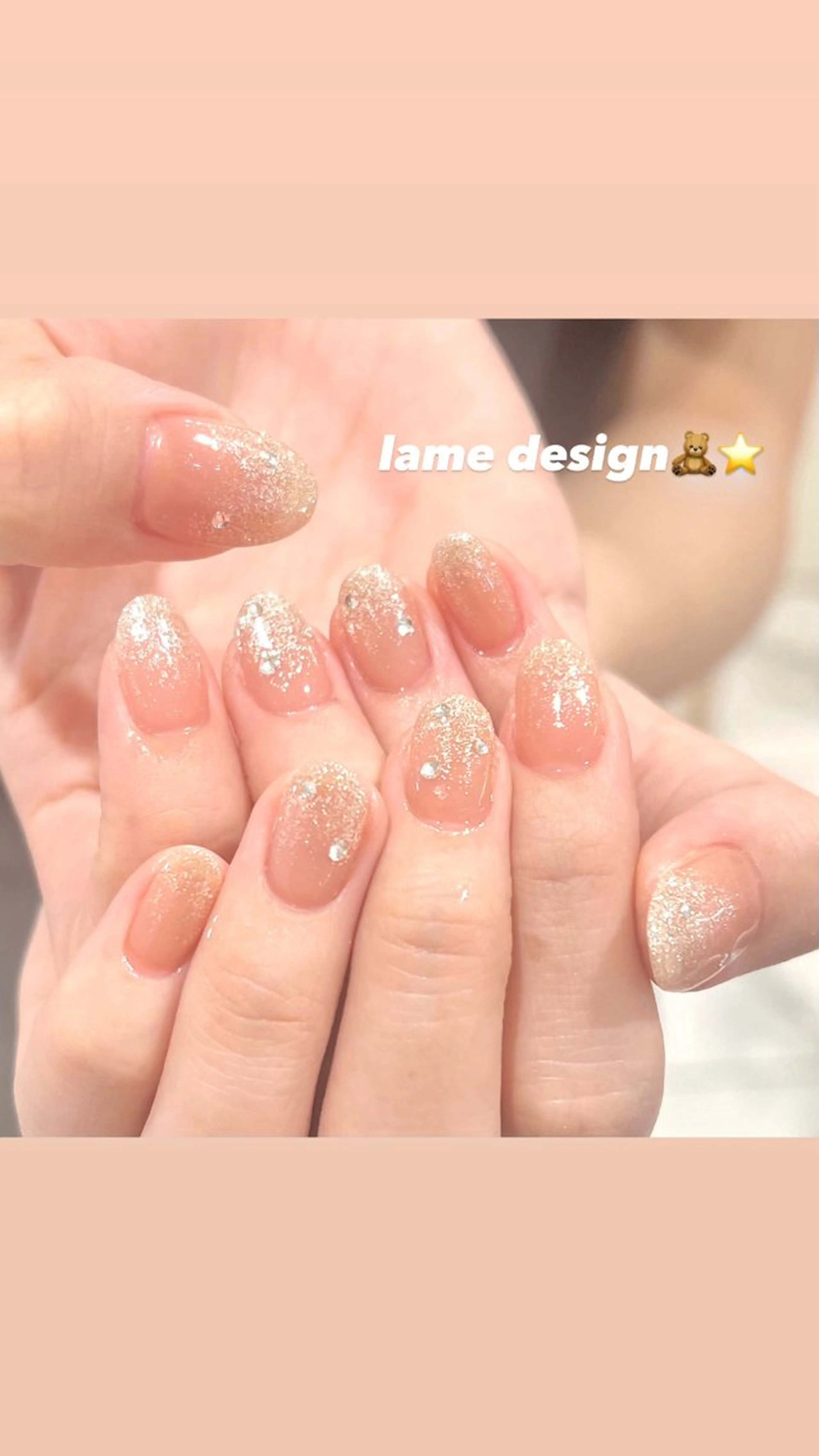 ネイル ハンドネイル 🎀チーク/ちゅるん 🫧chisa🎀のネイルデザイン