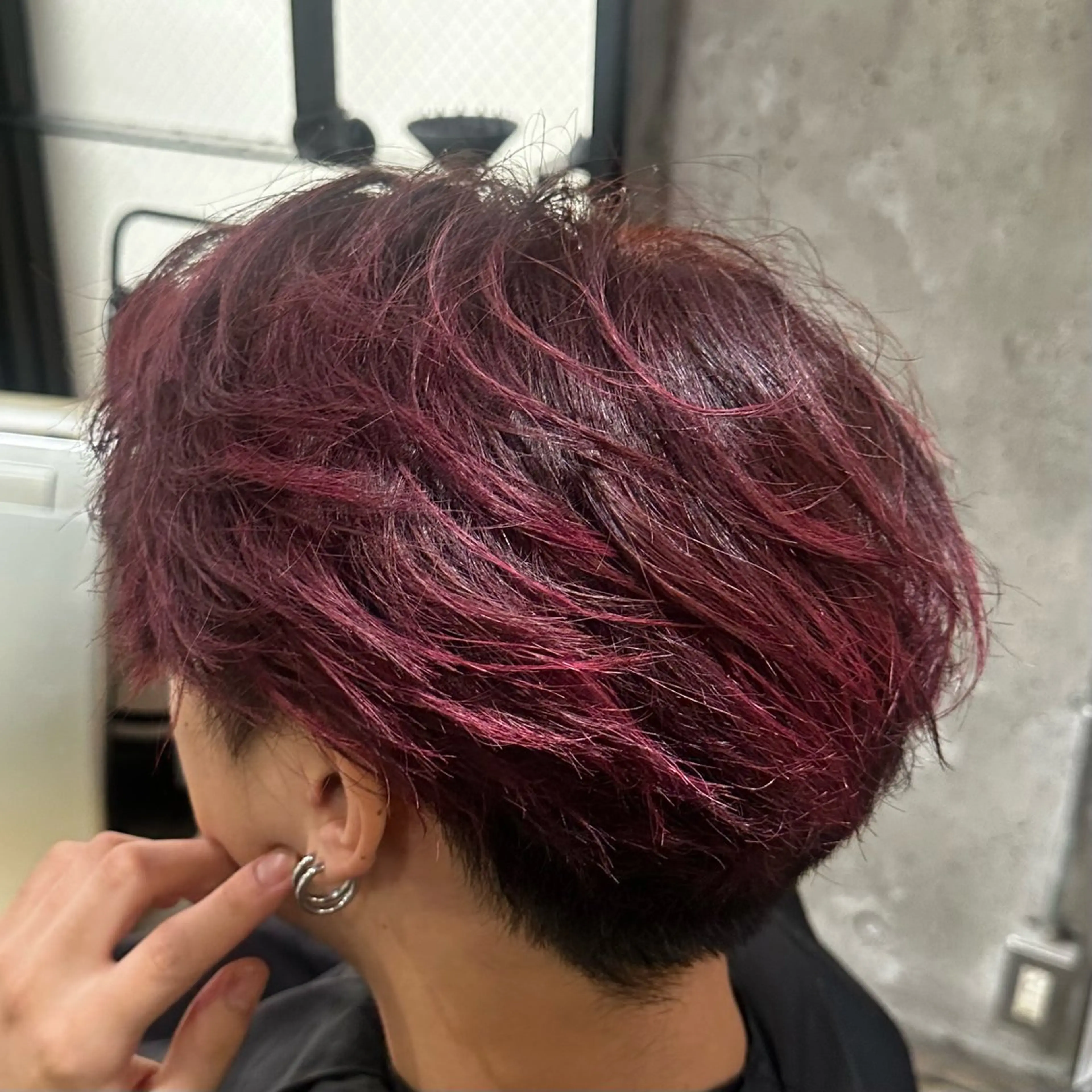 ショート カラー メンズ ヘアカラー 【💎ツヤ髪💎】 ダメージレスカラー✨のヘアスタイル