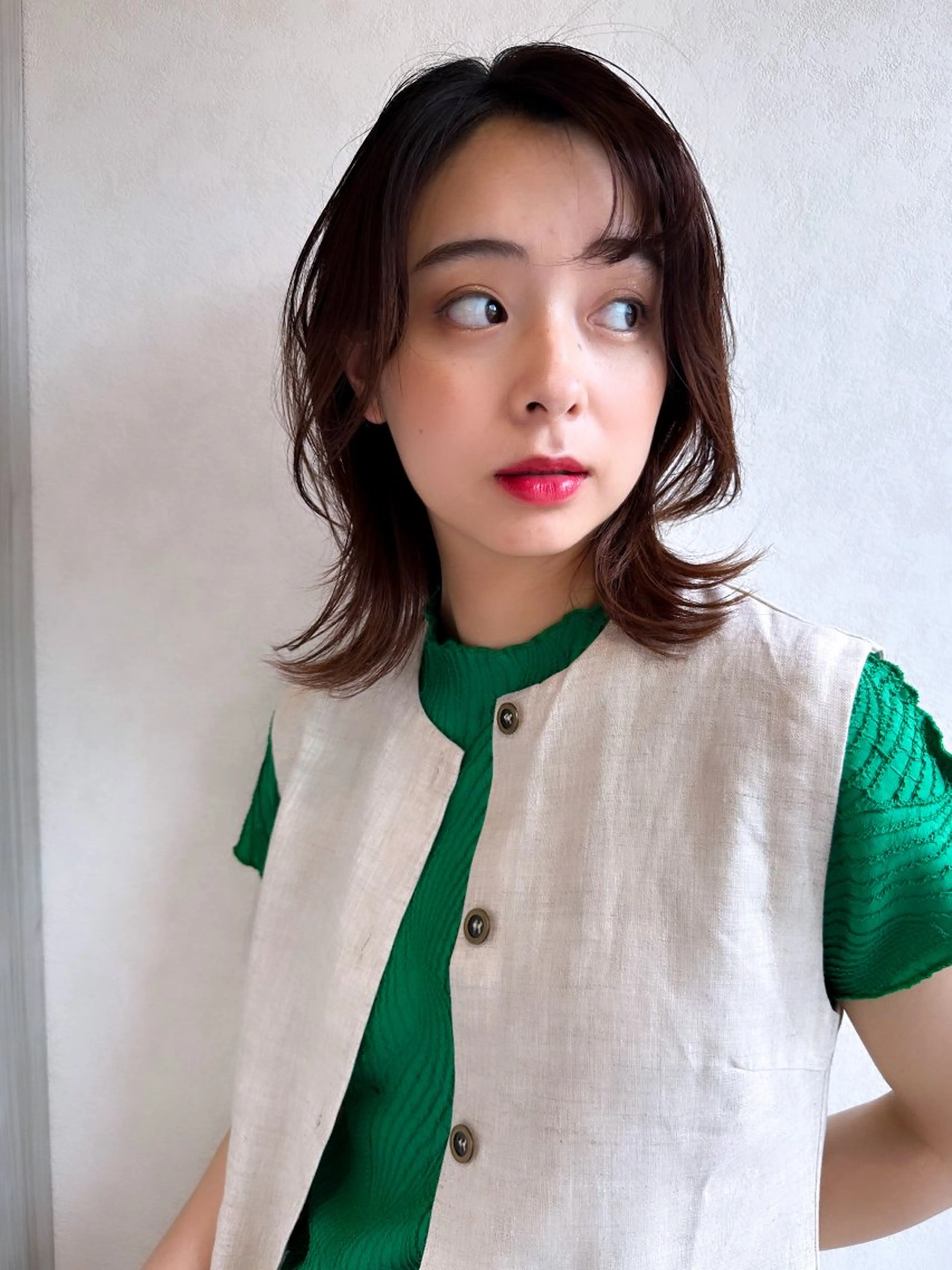 【人気No.1】カット＋オーガニックカラー＋プレトリートメントの写真