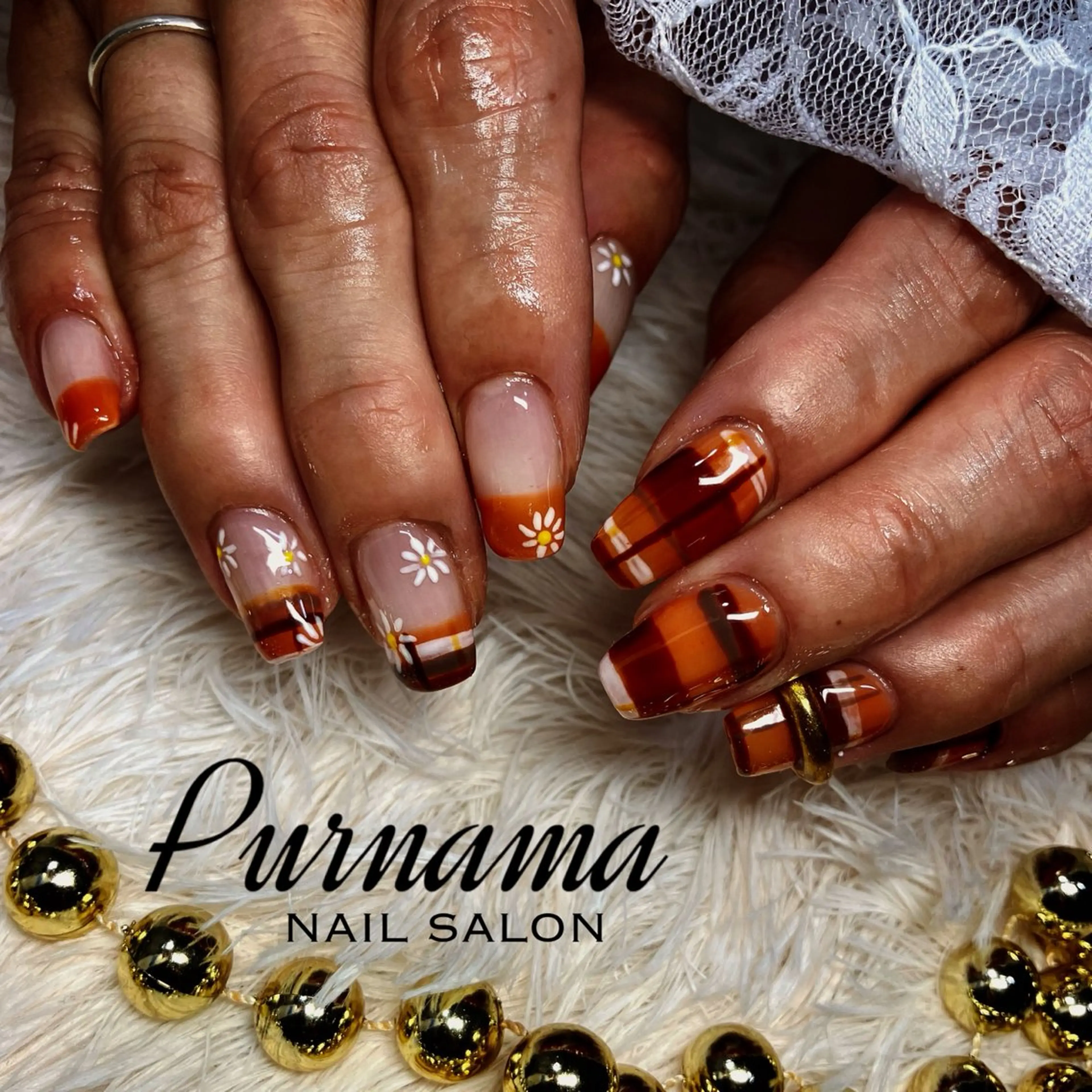 ネイル ハンドネイル Purnama(ﾌﾟﾙﾅﾓ)所属・Purnama あきのネイルデザイン