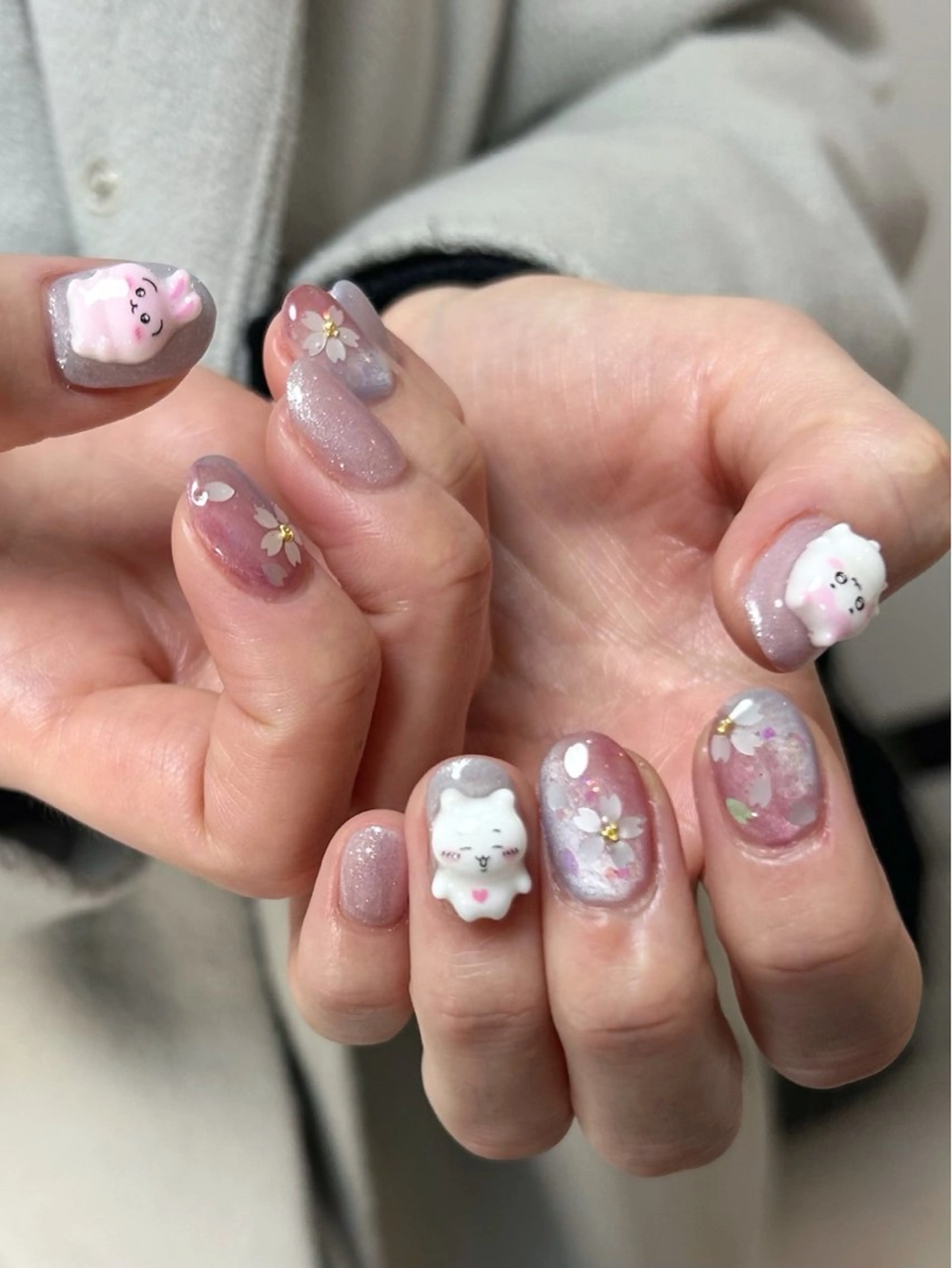 ネイル アートネイル ハンドネイル ten nail salon　かえでのネイルデザイン