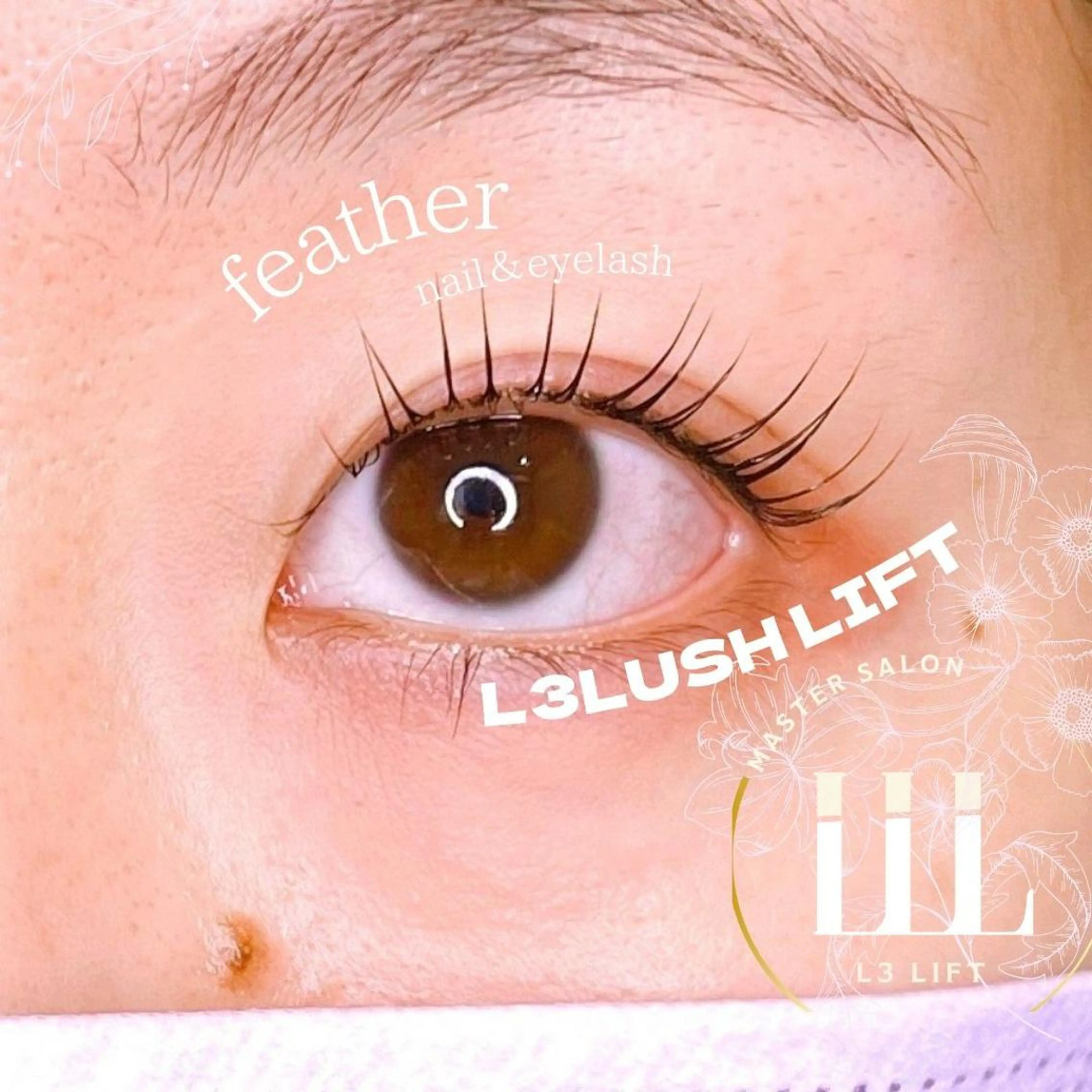 マツエク・マツパ マツパ Feather MAIのマツエク・マツパデザイン