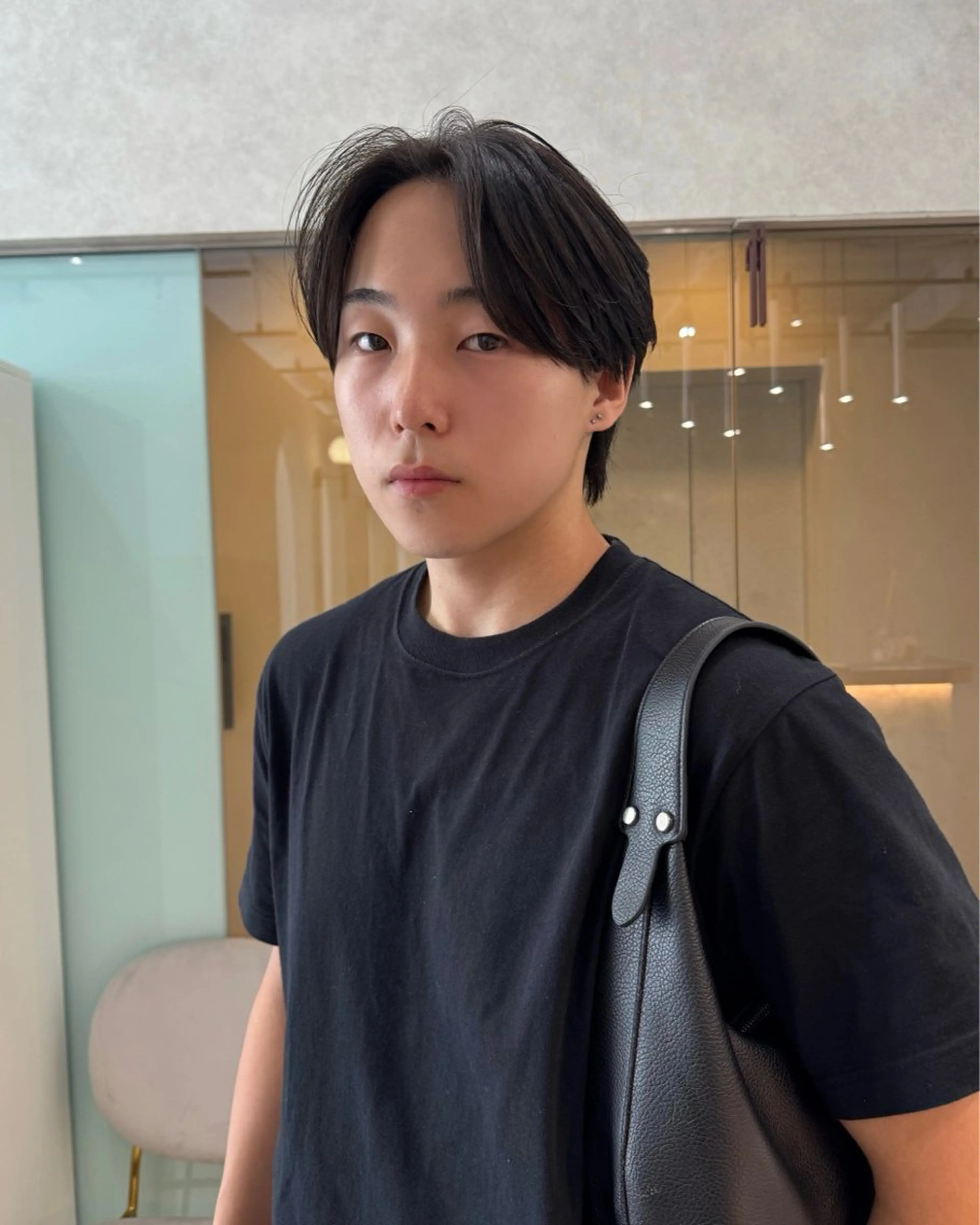 メンズ センターパート カット ヘッドスパ Mahoメンズヘア 🦋デザインカラーのヘアスタイル