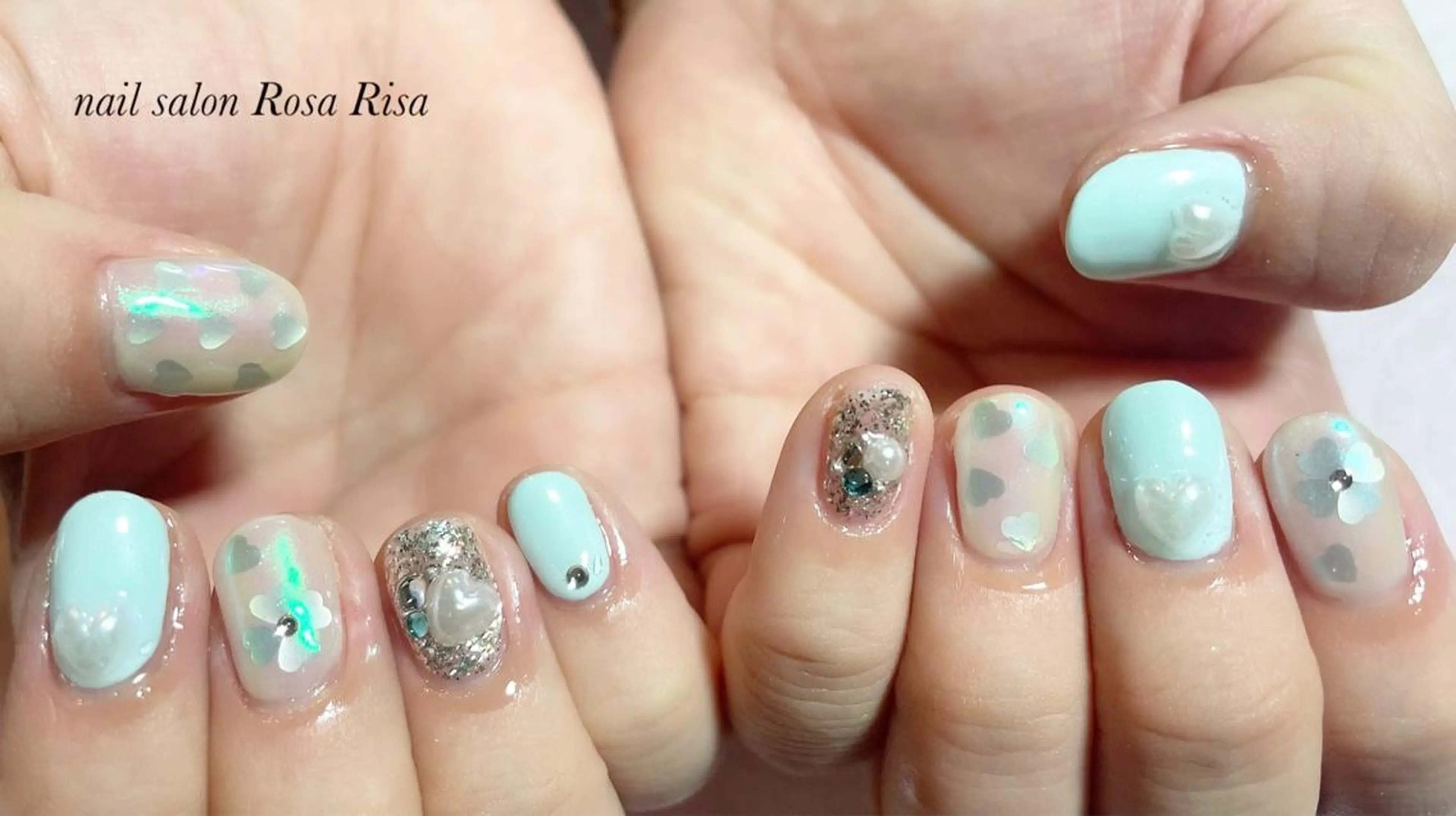 ショート ネイル ネイルスタジオ シェイクユアハンズのネイルデザイン