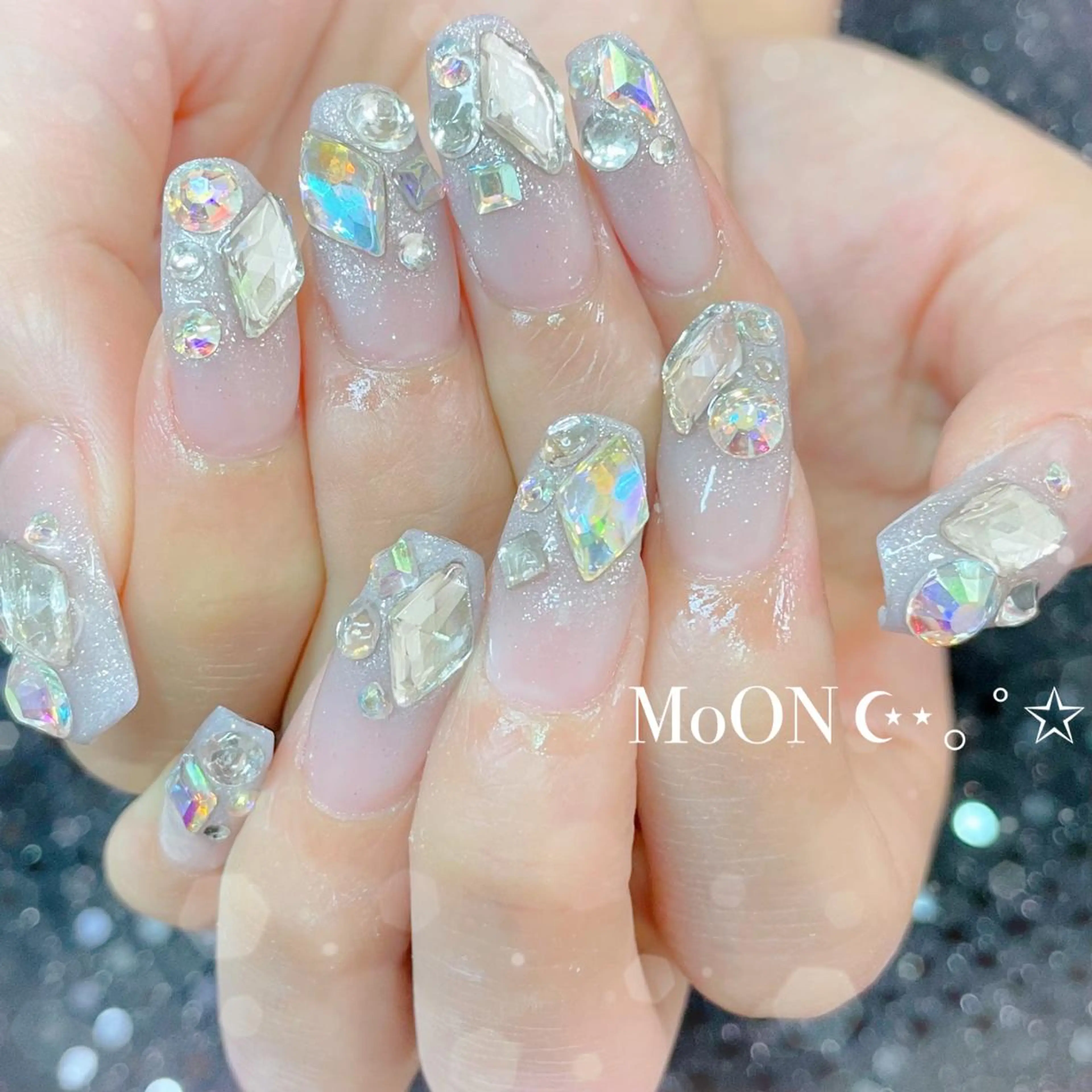 ネイル ハンドネイル ハンドケア MoON...❤︎ MeGuのネイルデザイン