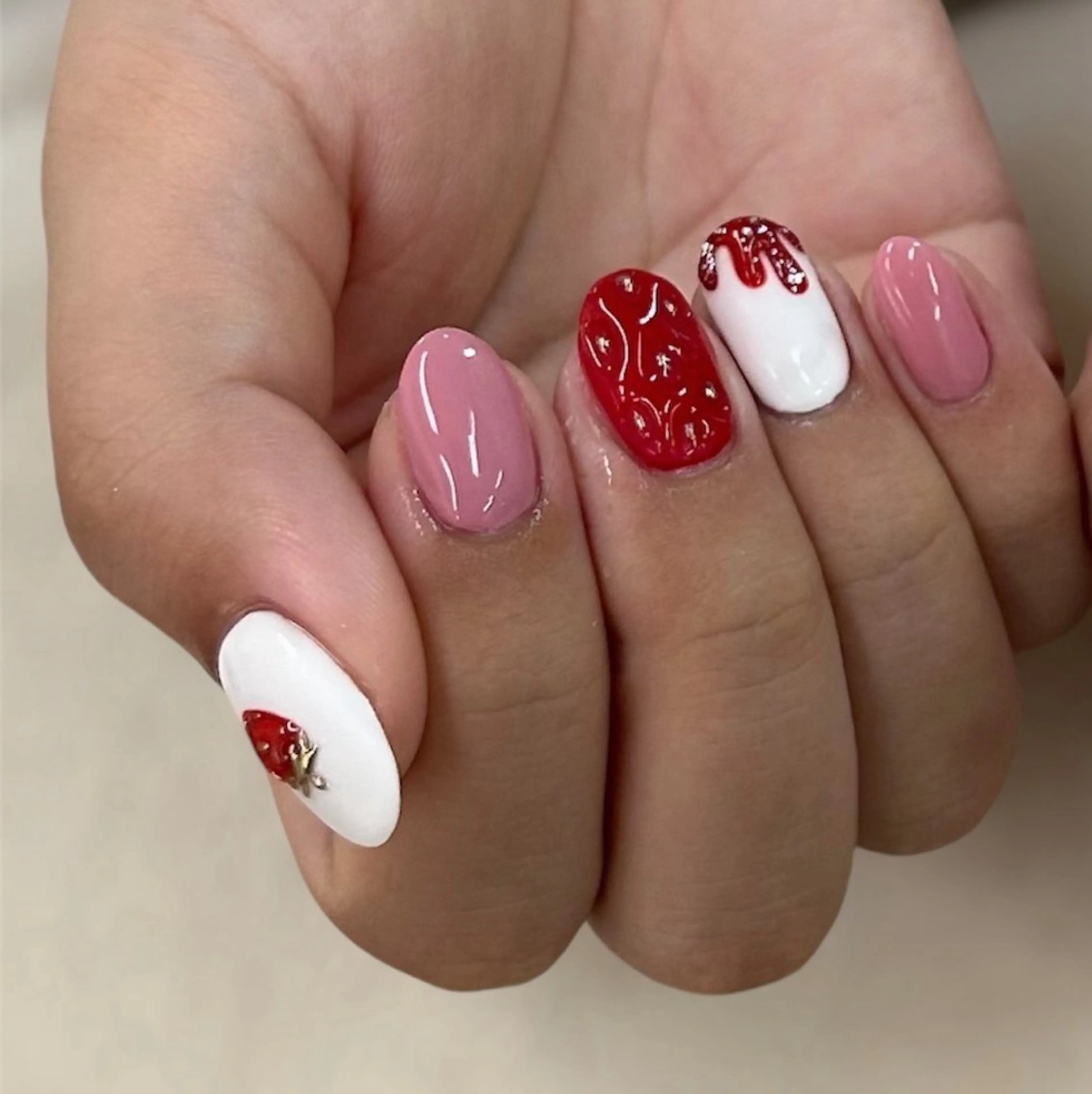 ネイル ハンドネイル アトリエ　ミモザ所属・いまむら あかりのネイルデザイン