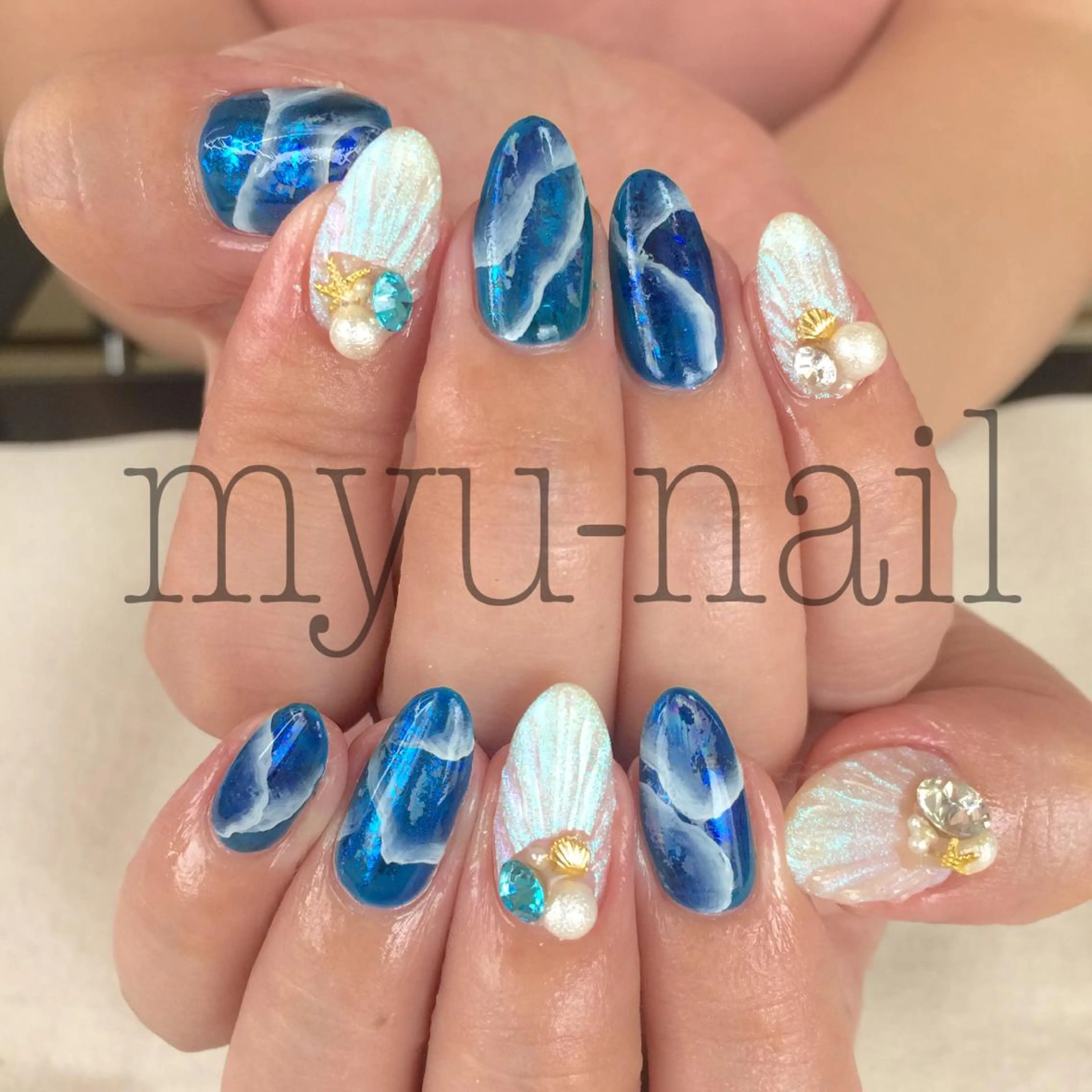 ネイル ハンドネイル ホームサロン myu-nailのネイルデザイン