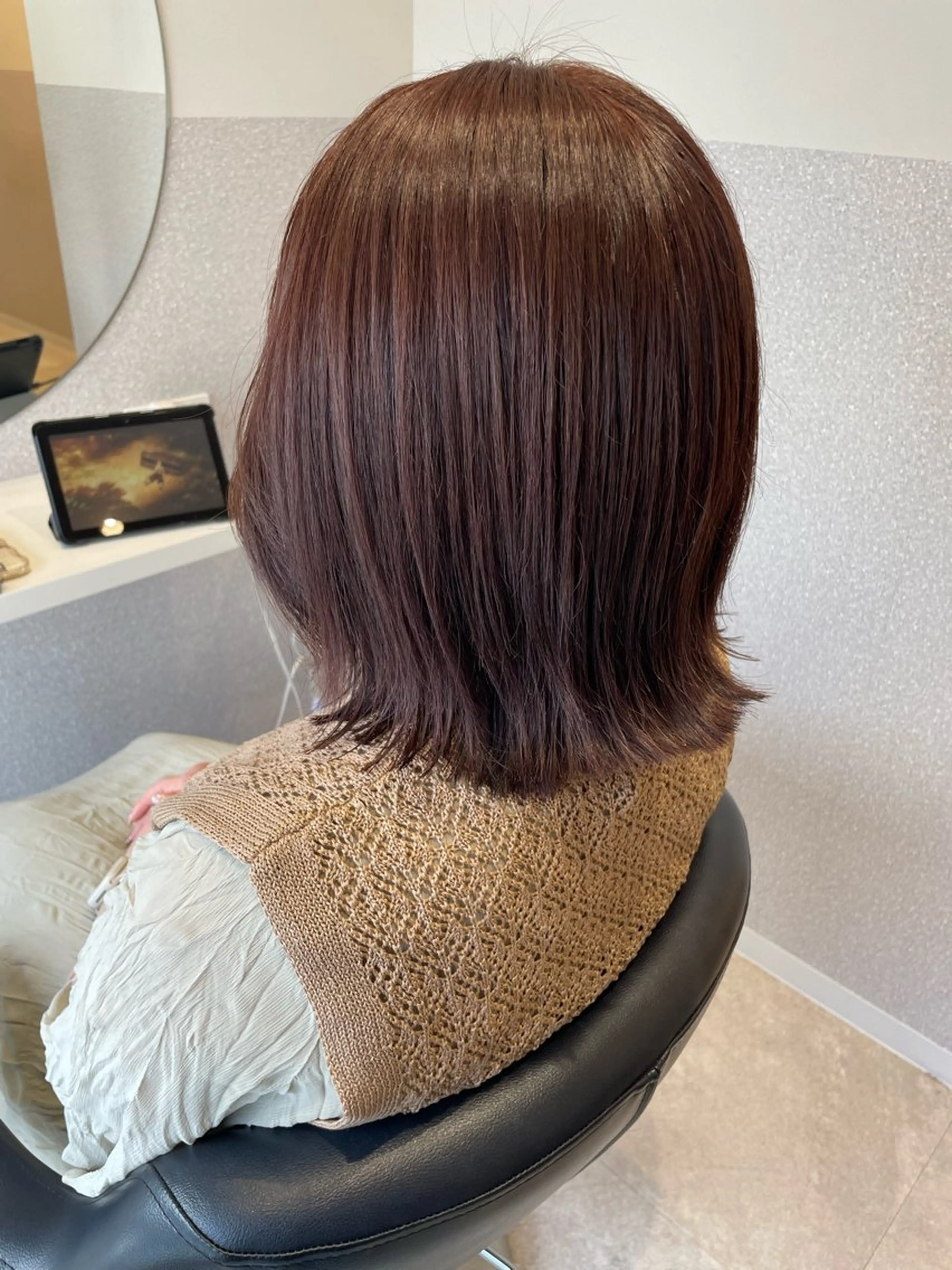 ミディアム カラー ラベンダーカラー ラベンダーピンク ピンクカラー カット ヘアカラー 女性リピ90%🍨 🩷佐藤みずきのヘアスタイル