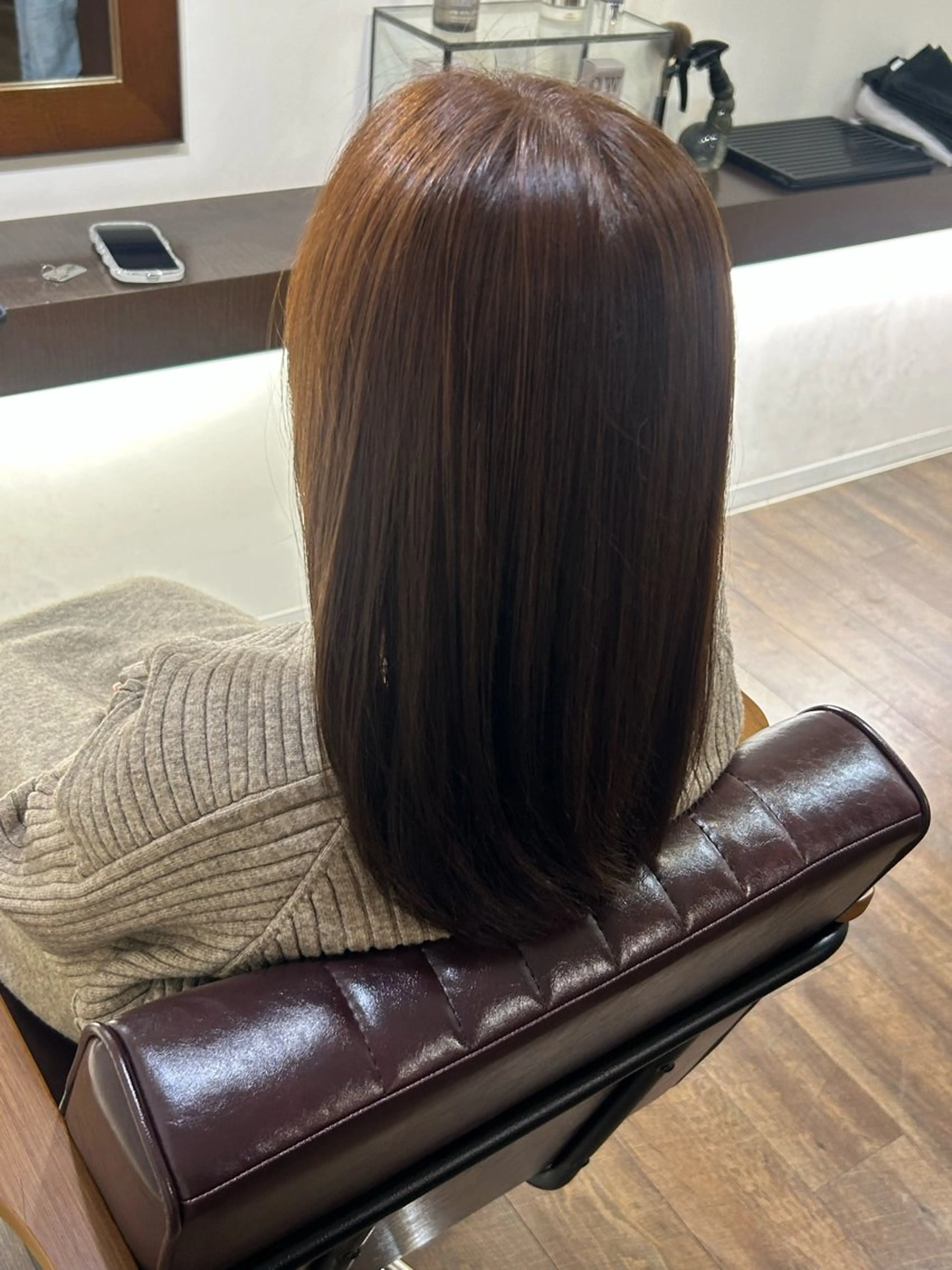 カラー➕髪質改善トリートメントの写真