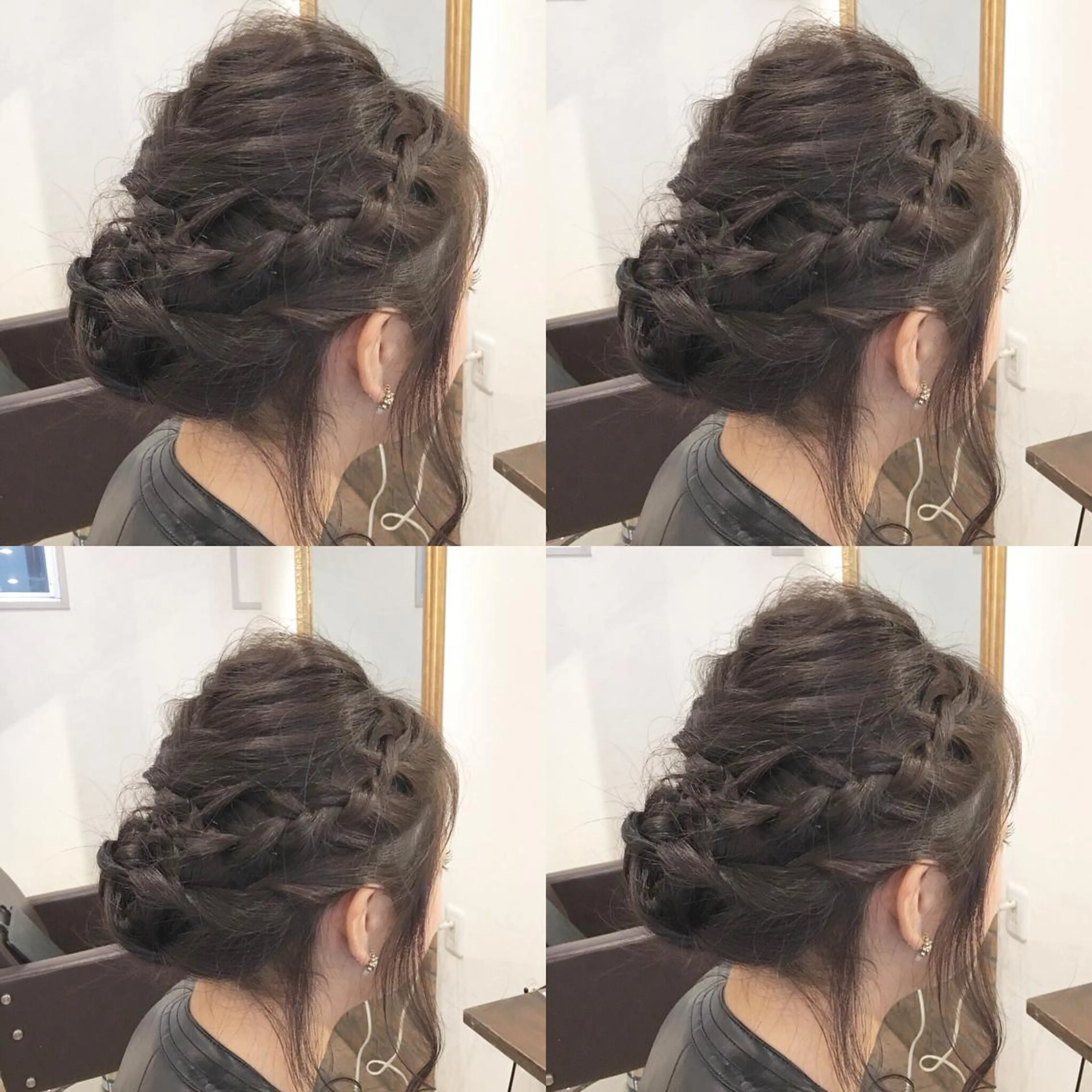 ミディアム ヘアアレンジ JILBLAN京都 ショート/ハイライトのヘアスタイル