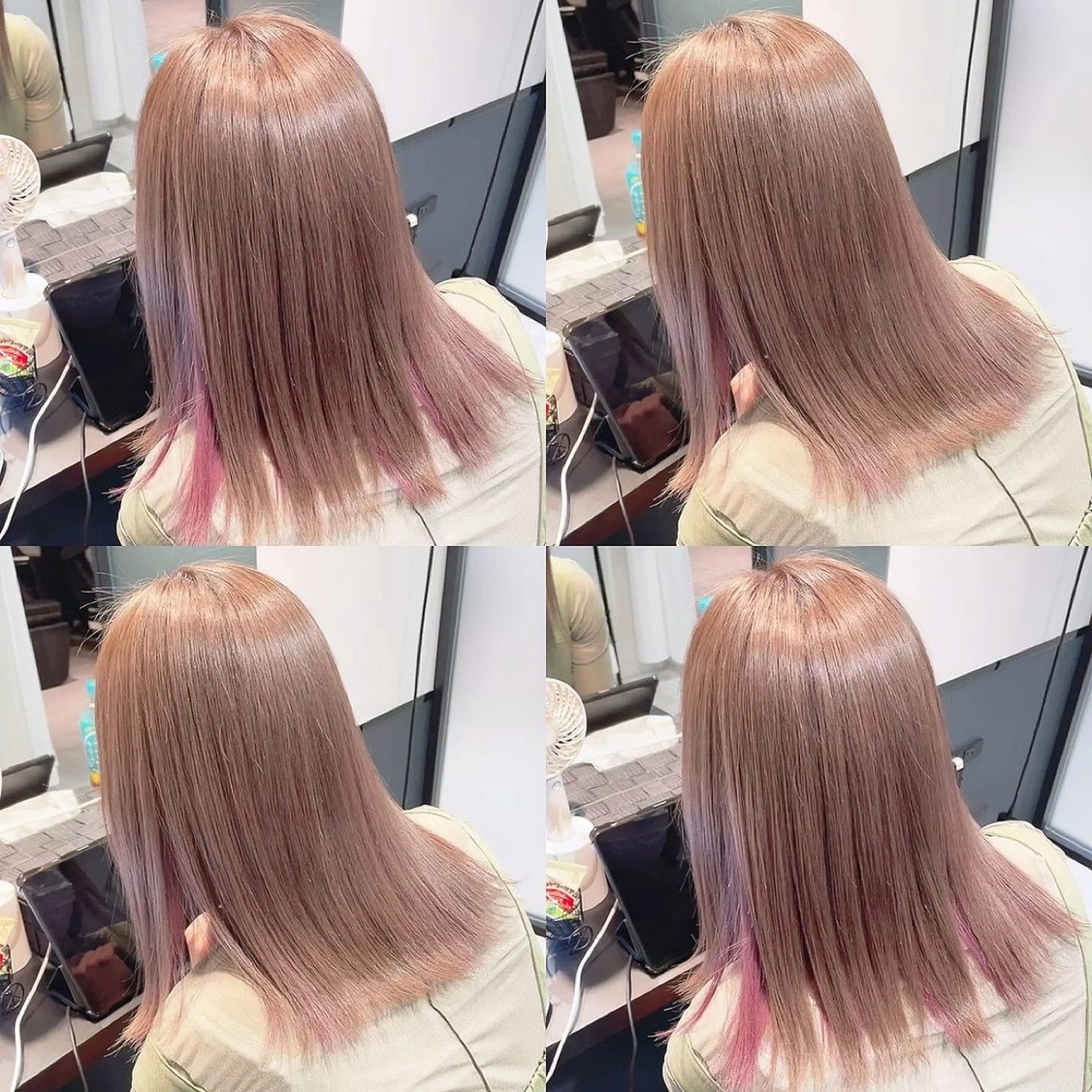 カラー ヘアカラー トリートメント 渋谷:インナーカラー ／🍒エリカ🍒のヘアスタイル